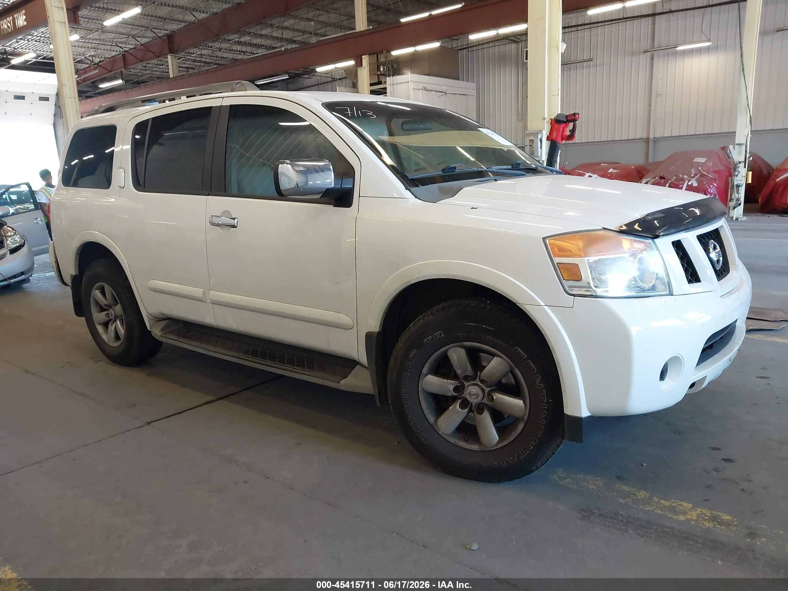 2012 Nissan Armada SL, VIN 5N1BA0ND6CN620873 — Rear end