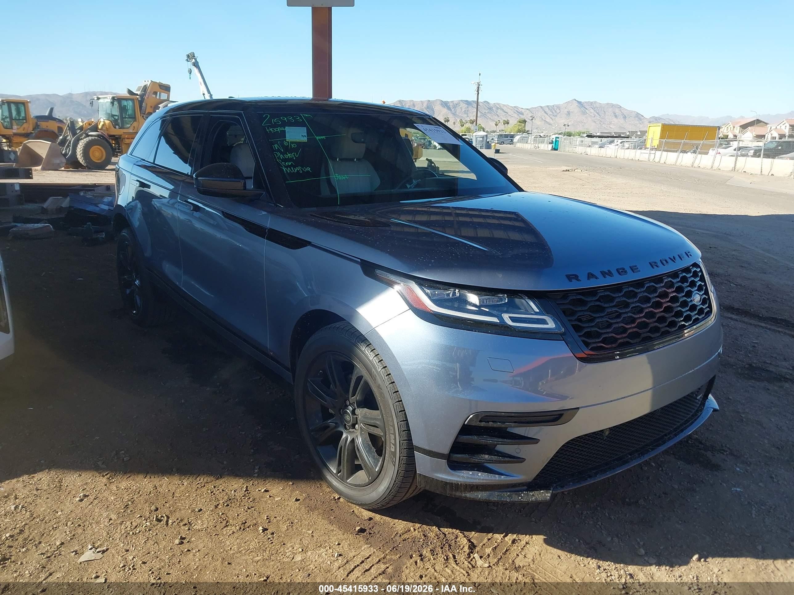 2020 Land Rover Range Rover Velar R-Dynamic S, VIN SALYK2EX0LA244432 — Not stated