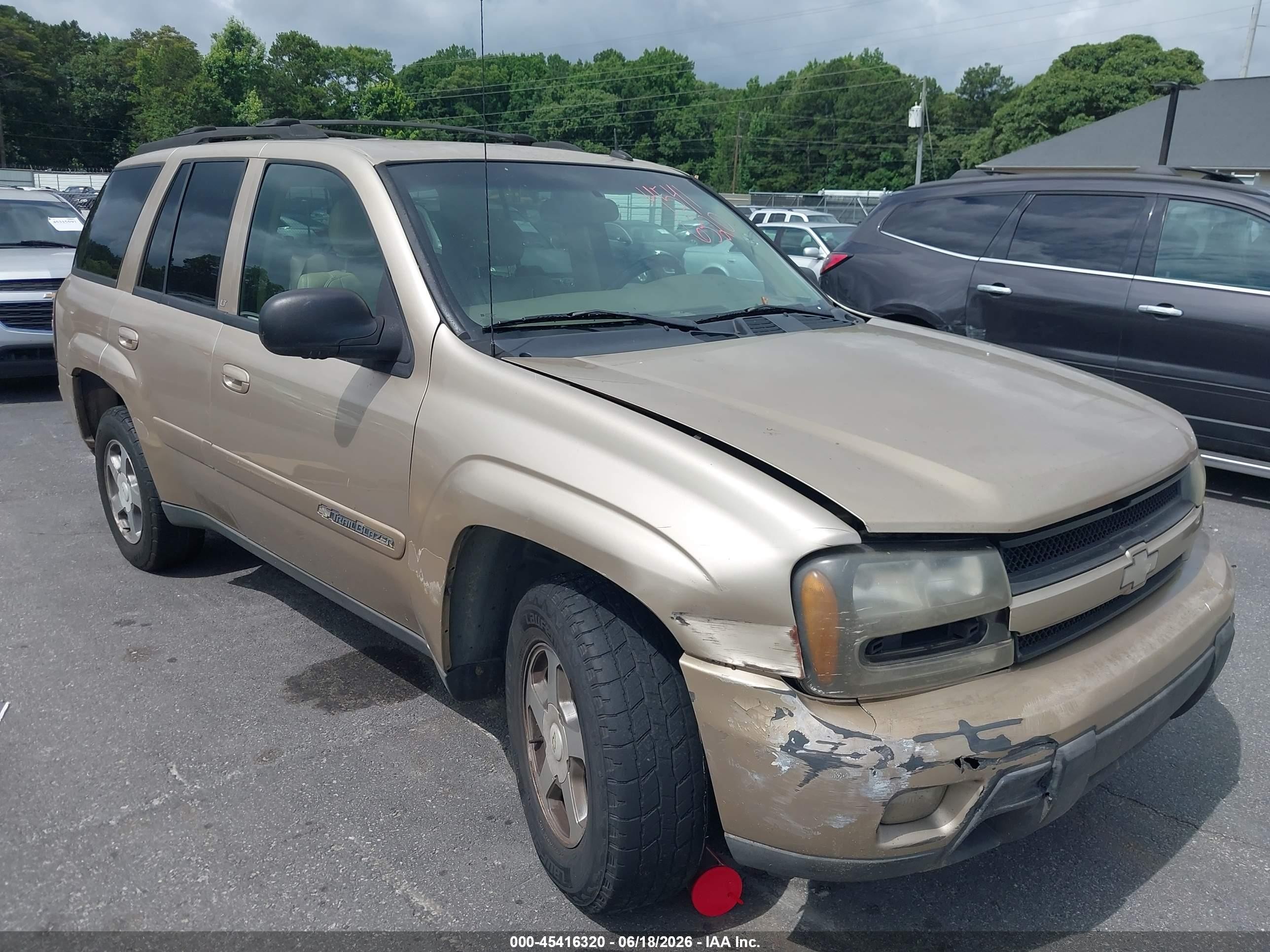 2004 Chevrolet TrailBlazer LS, VIN 1GNDS13S442287097 — Normal wear