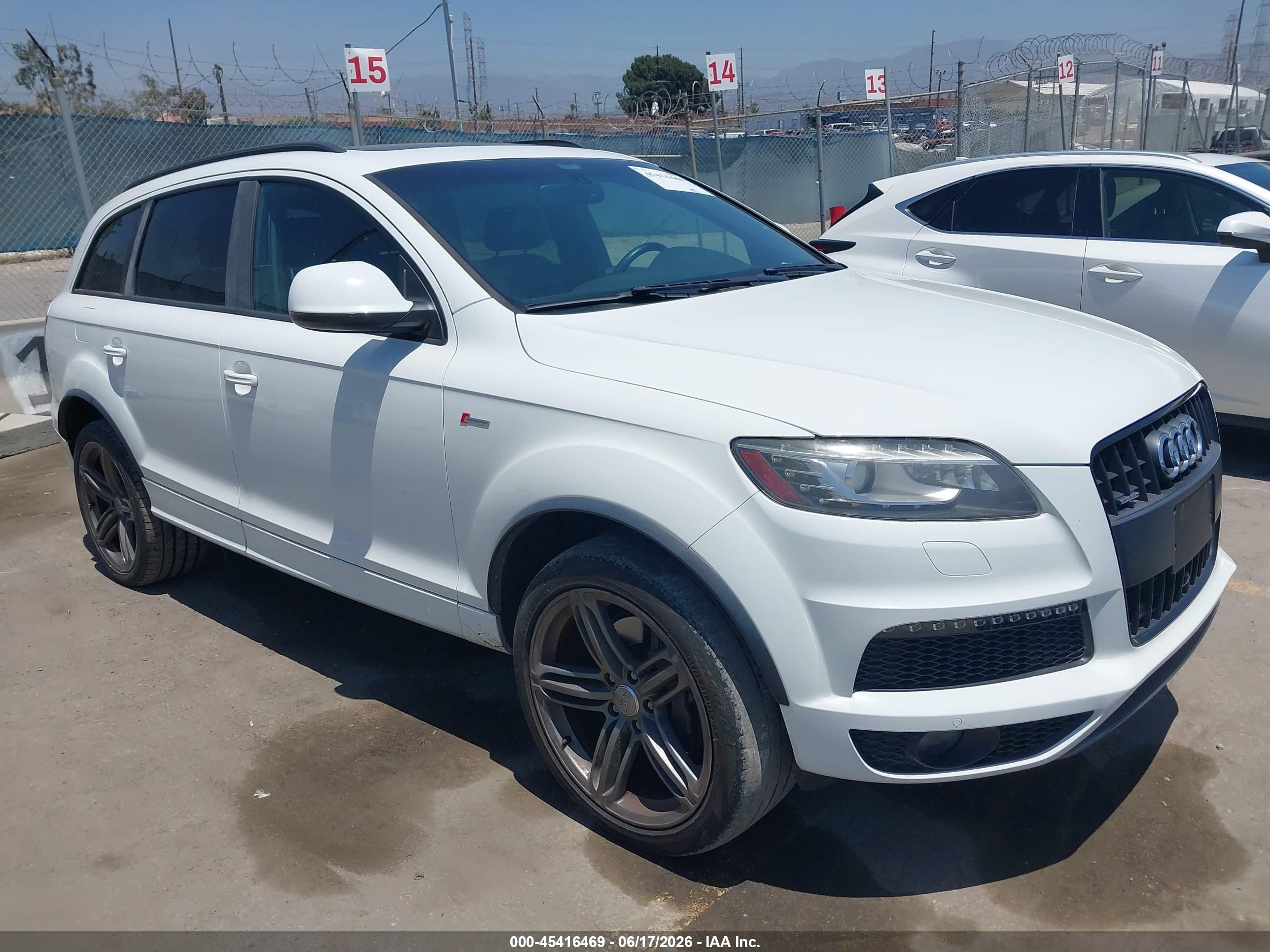 2015 Audi Q7 S line Prestige, VIN WA1DGAFE4FD008622 — Repossession