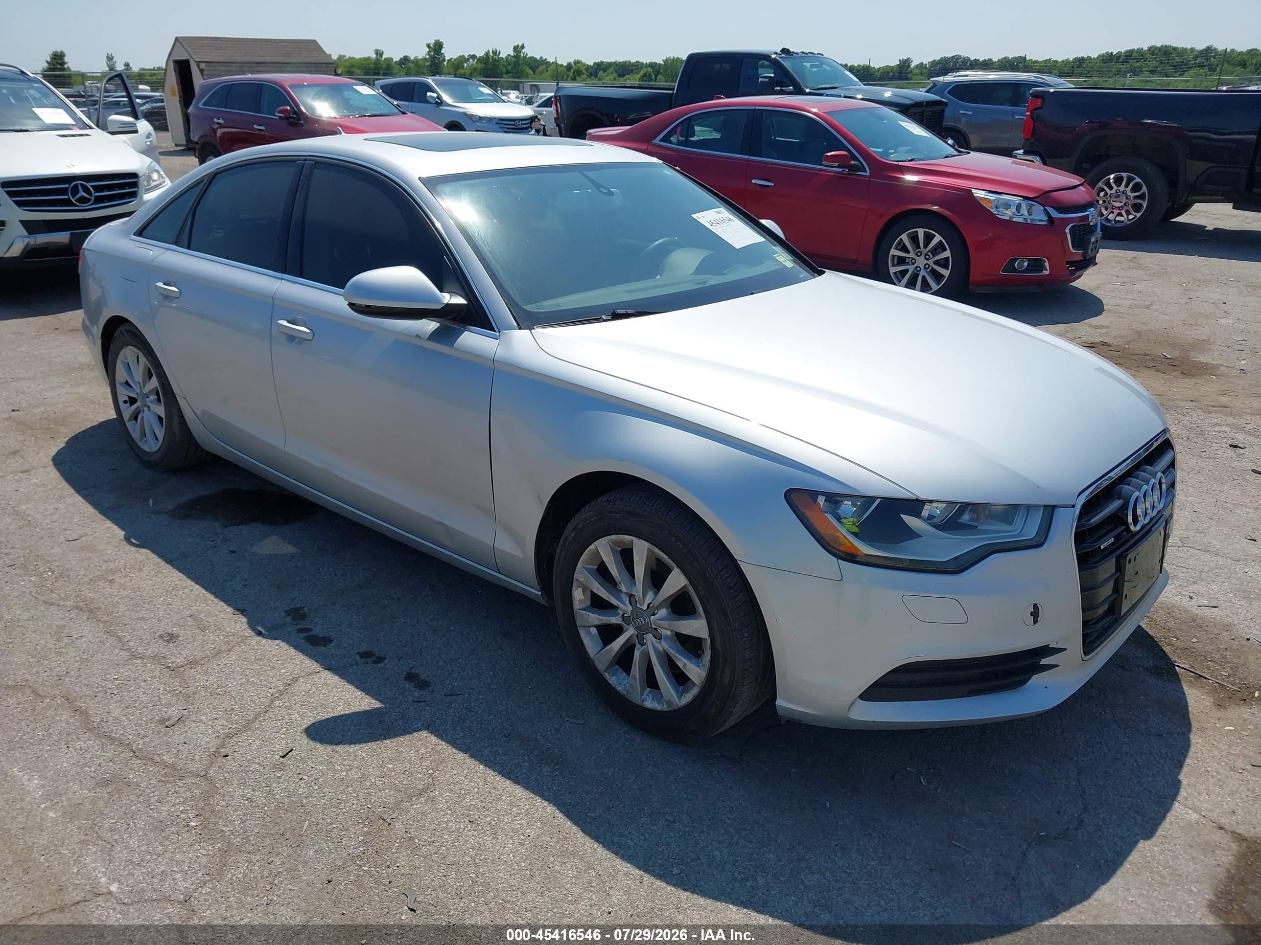 2014 Audi A6 Premium, VIN WAUFFAFC4EN057017 — Normal wear