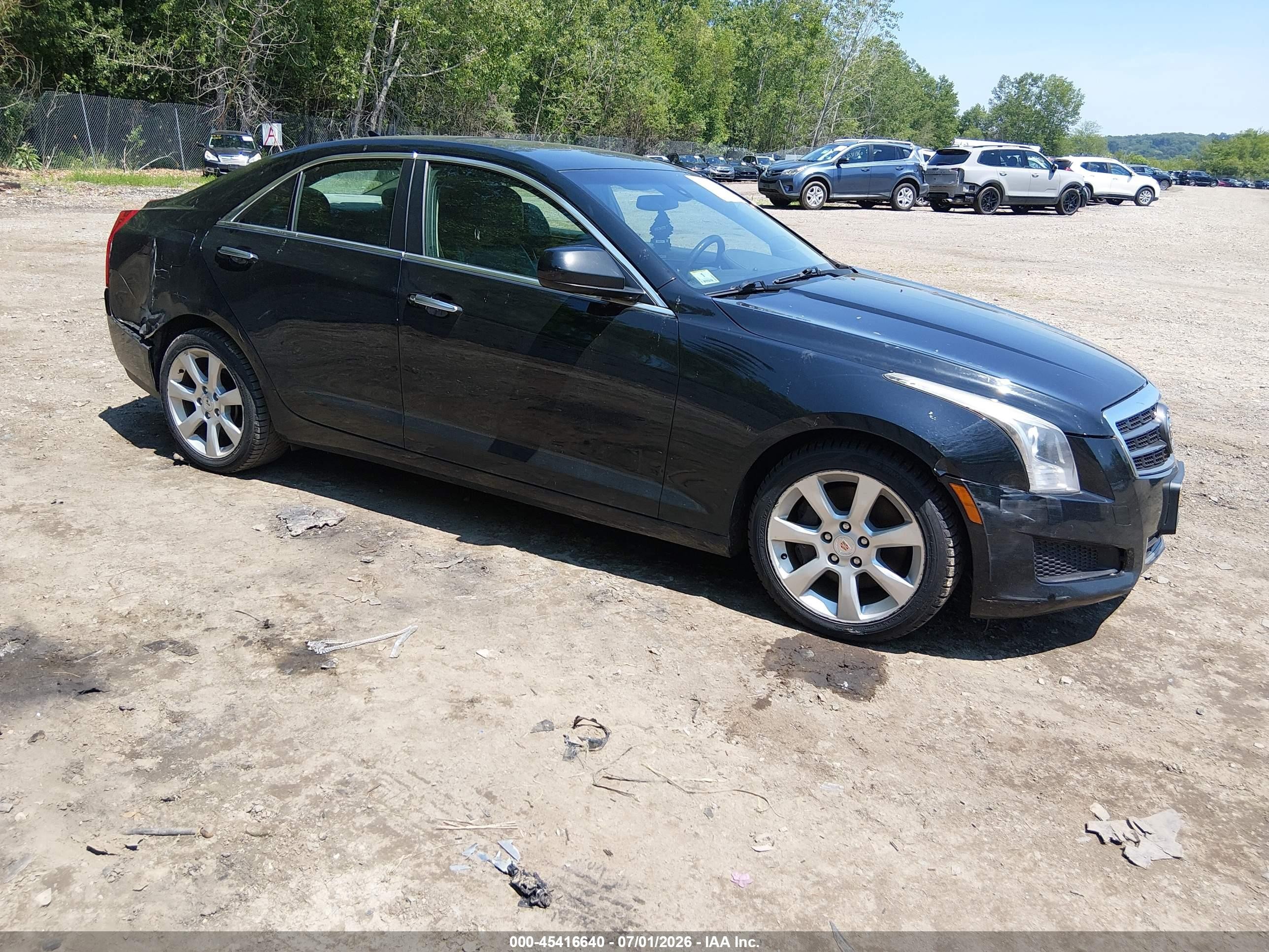 2014 Cadillac ATS Standard AWD, VIN 1G6AG5RX9E0145772 — Зад
