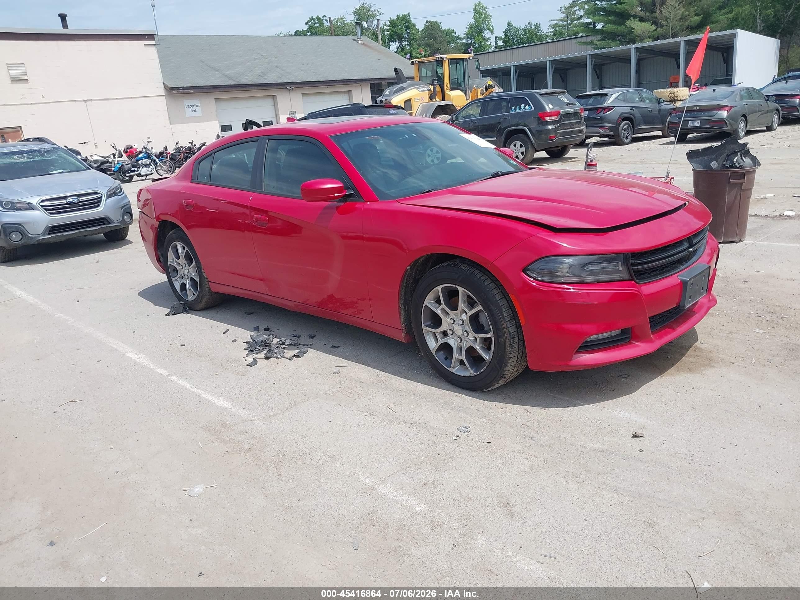 2016 Dodge Charger SXT, VIN 2C3CDXJG1GH229447 — Rear end