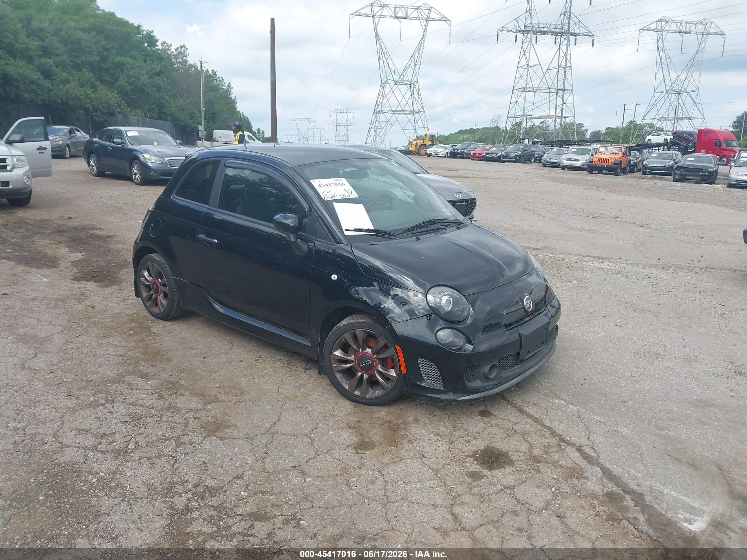 2015 FIAT 500 Turbo, VIN 3C3CFFHHXFT534700 — Normal wear