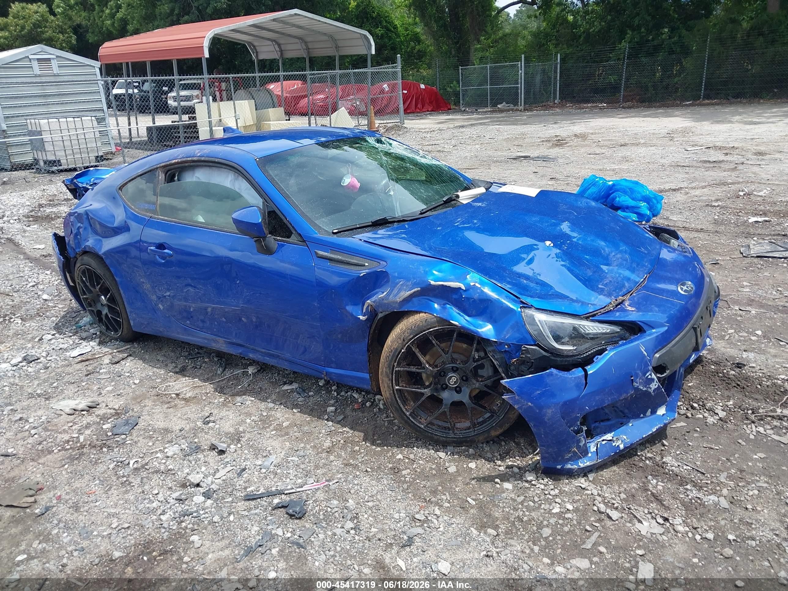 2015 Subaru BRZ Limited, VIN JF1ZCAC13F8604604 — Rollover
