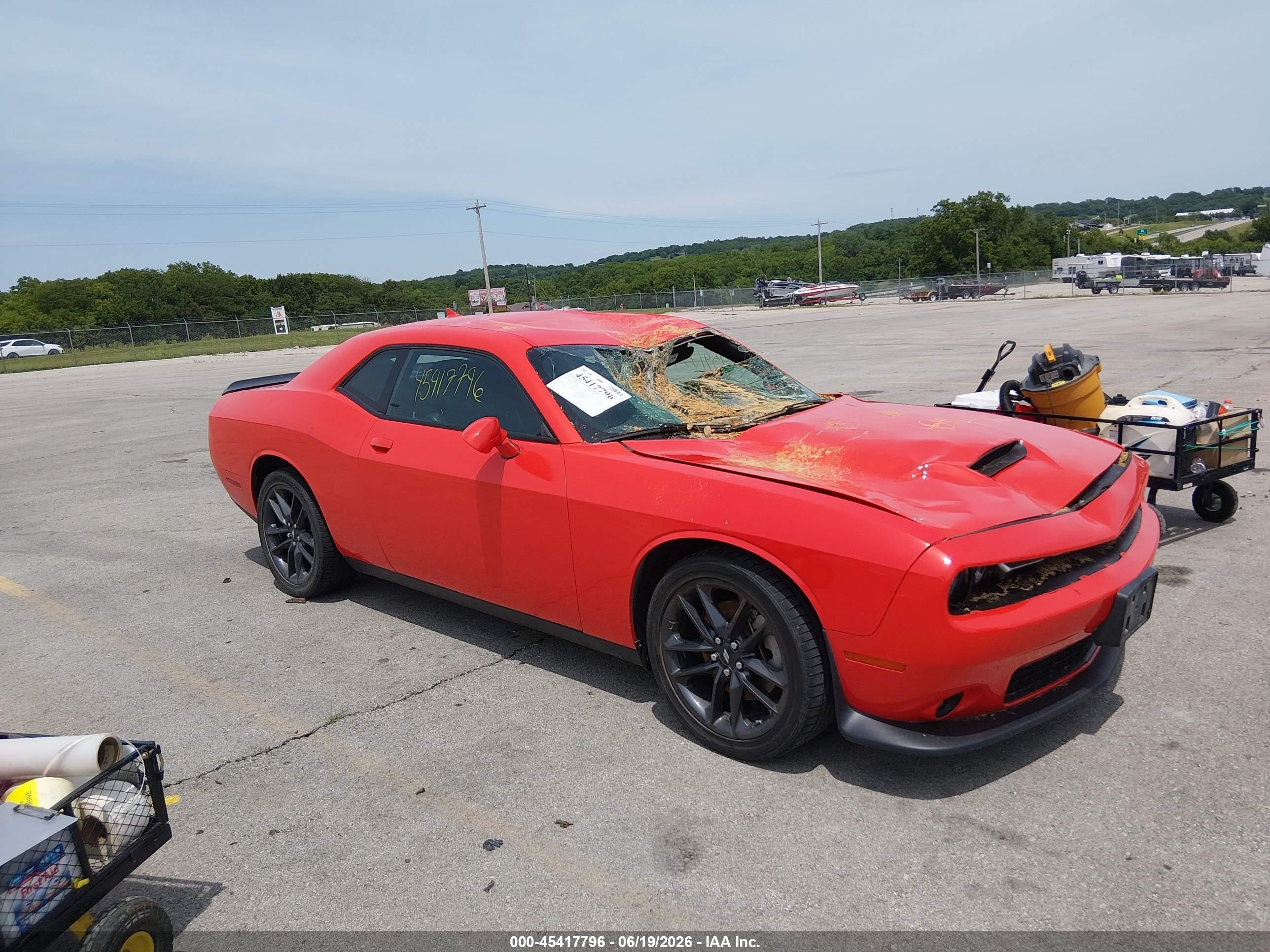 2021 Dodge Challenger GT, VIN 2C3CDZKGXMH560940 — Roof