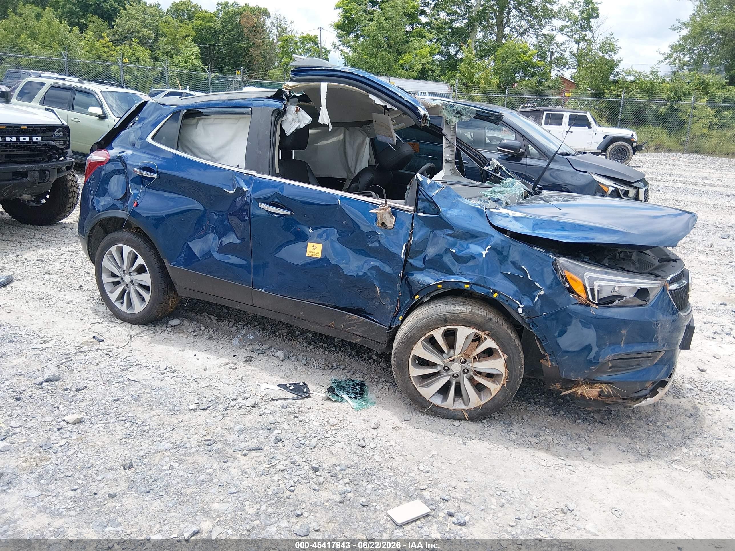 2019 Buick Encore Preferred, VIN KL4CJESB0KB846474 — Biohazard / chemical
