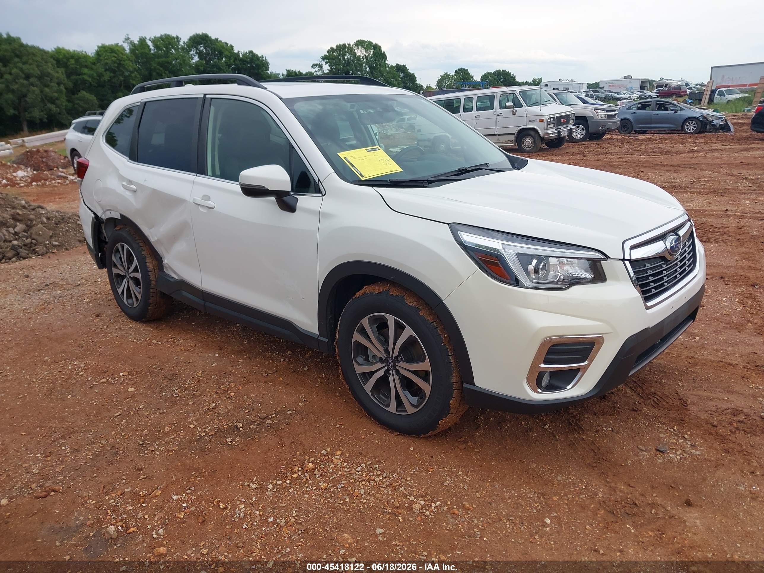 2019 Subaru Forester Limited, VIN JF2SKASC2KH424866 — Rear end