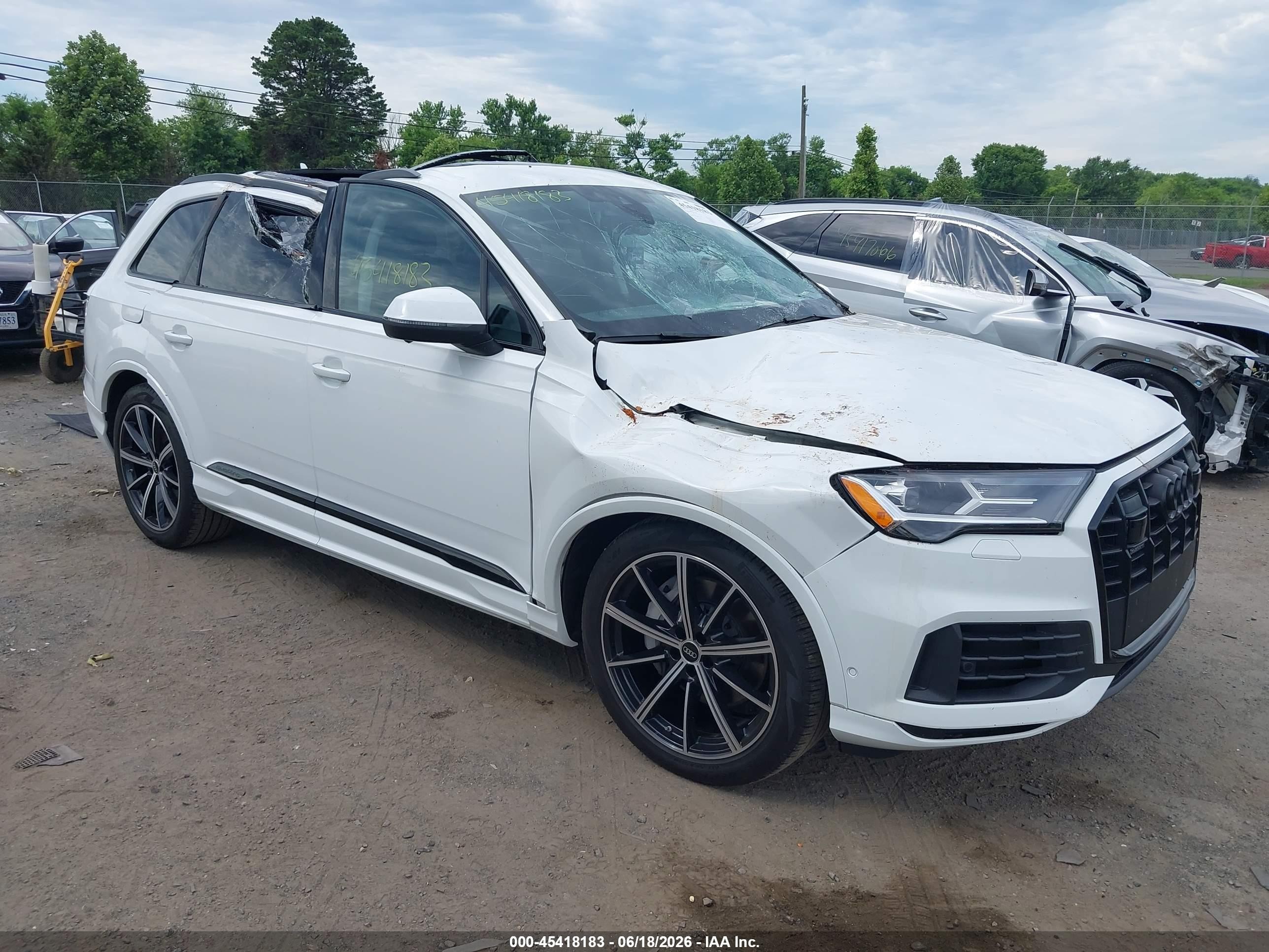 2022 Audi Q7 Prestige, VIN WA1VXBF7XND014435 — Storm