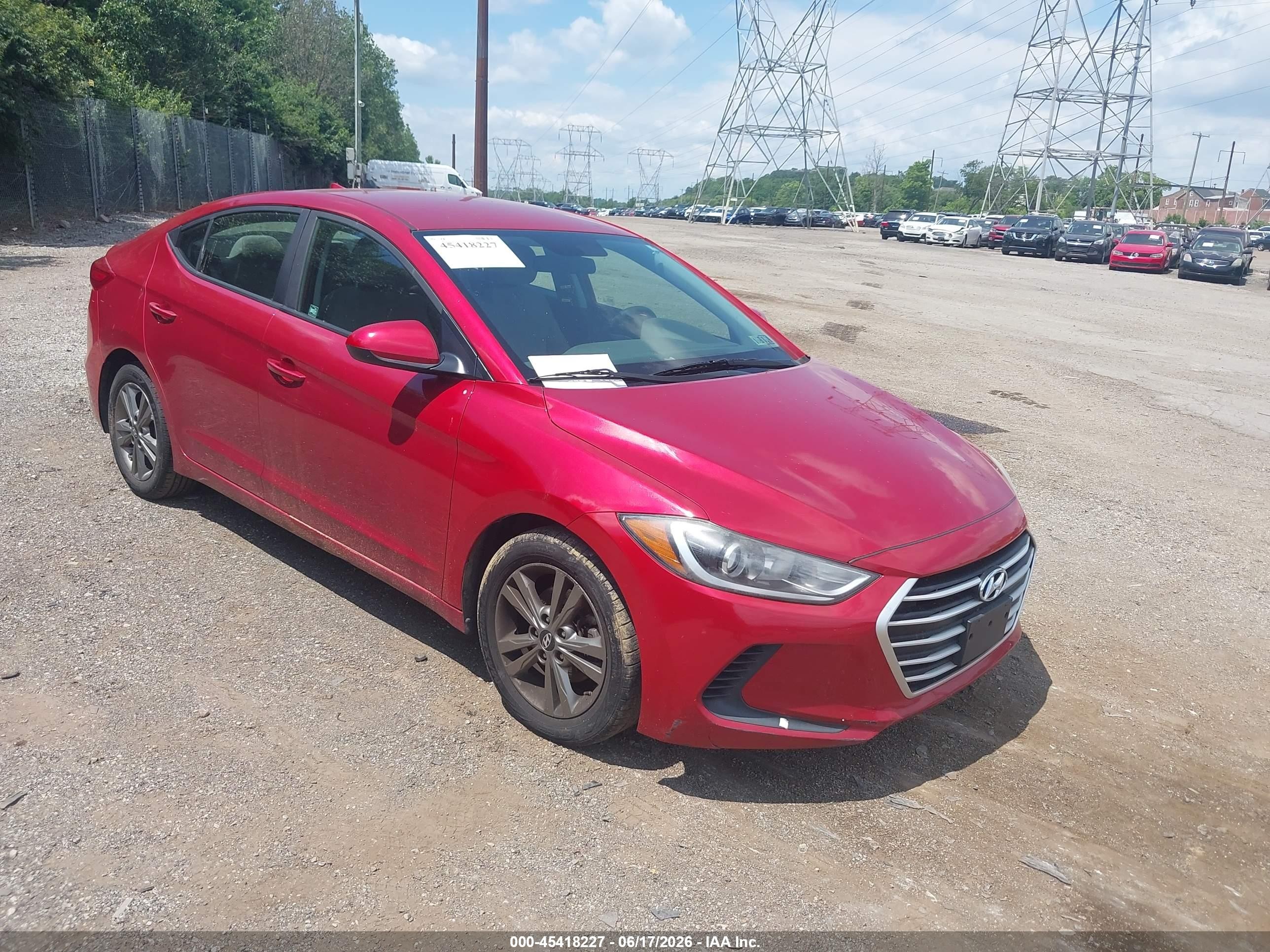 2017 Hyundai Elantra SE, VIN 5NPD84LF0HH185943 — Normal wear