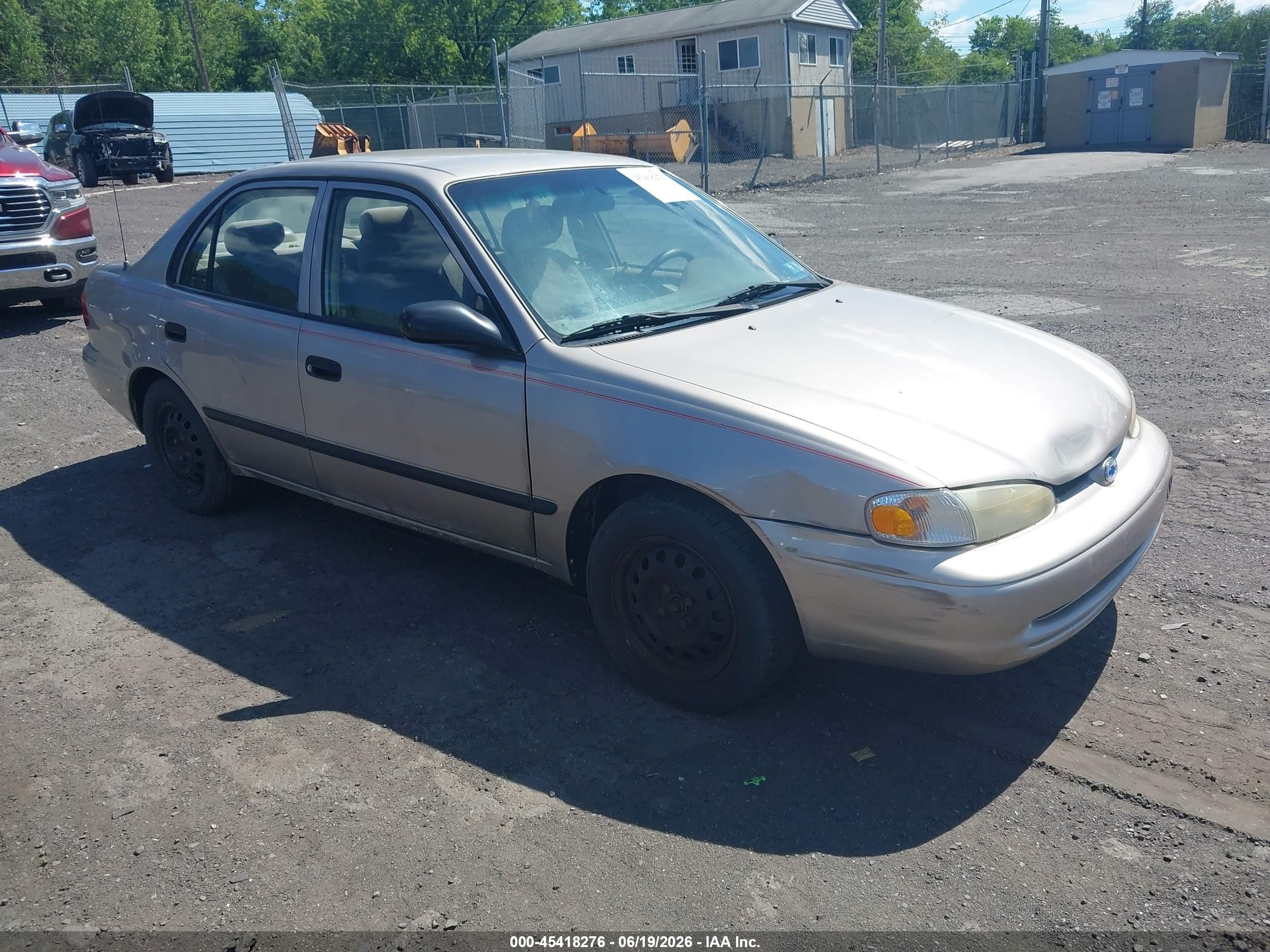2001 Chevrolet Prizm Lsi, VIN 1Y1SK52881Z442603 — Not stated