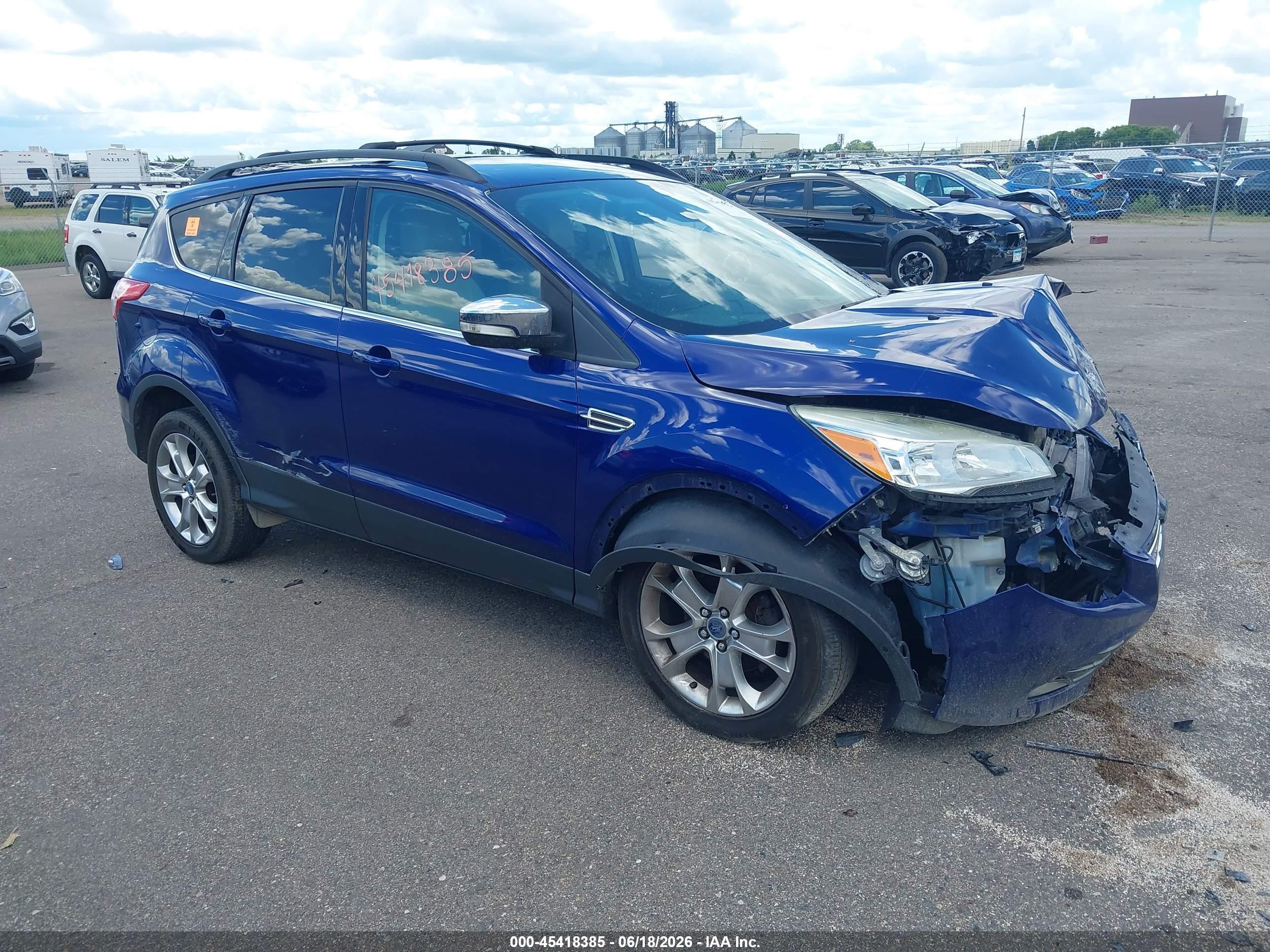 2013 Ford Escape SEL, VIN 1FMCU0HX8DUB08430 — Biohazard / chemical