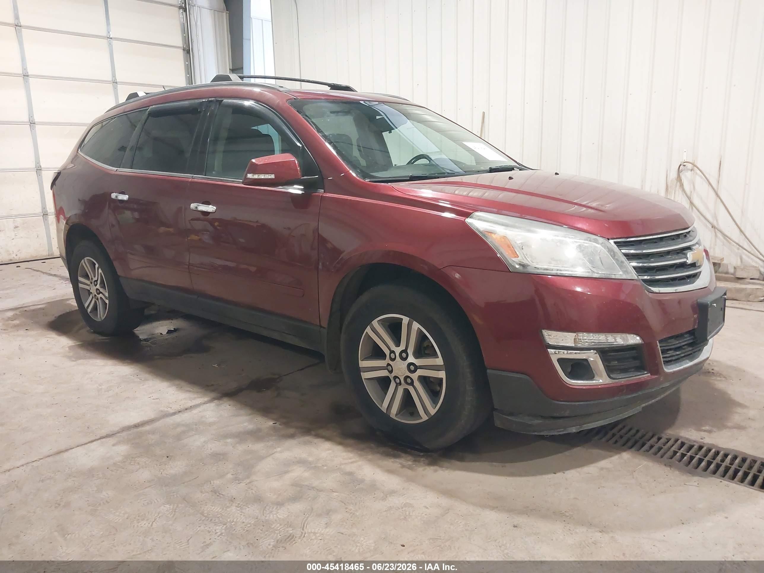 2015 Chevrolet Traverse LT, VIN 1GNKVGKD3FJ256369 — Град