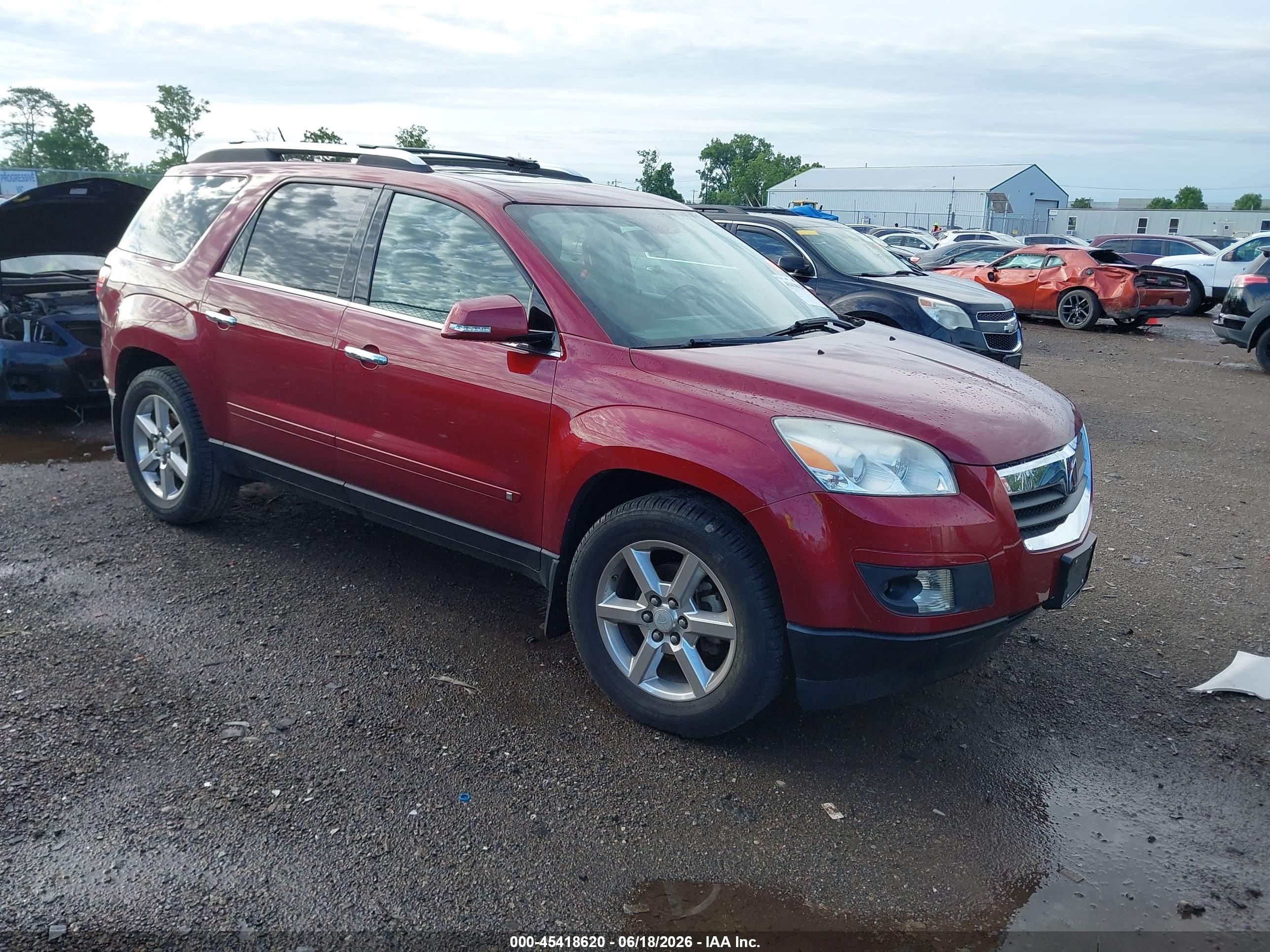 2007 Saturn Outlook XR, VIN 5GZER33737J164383 — Front end