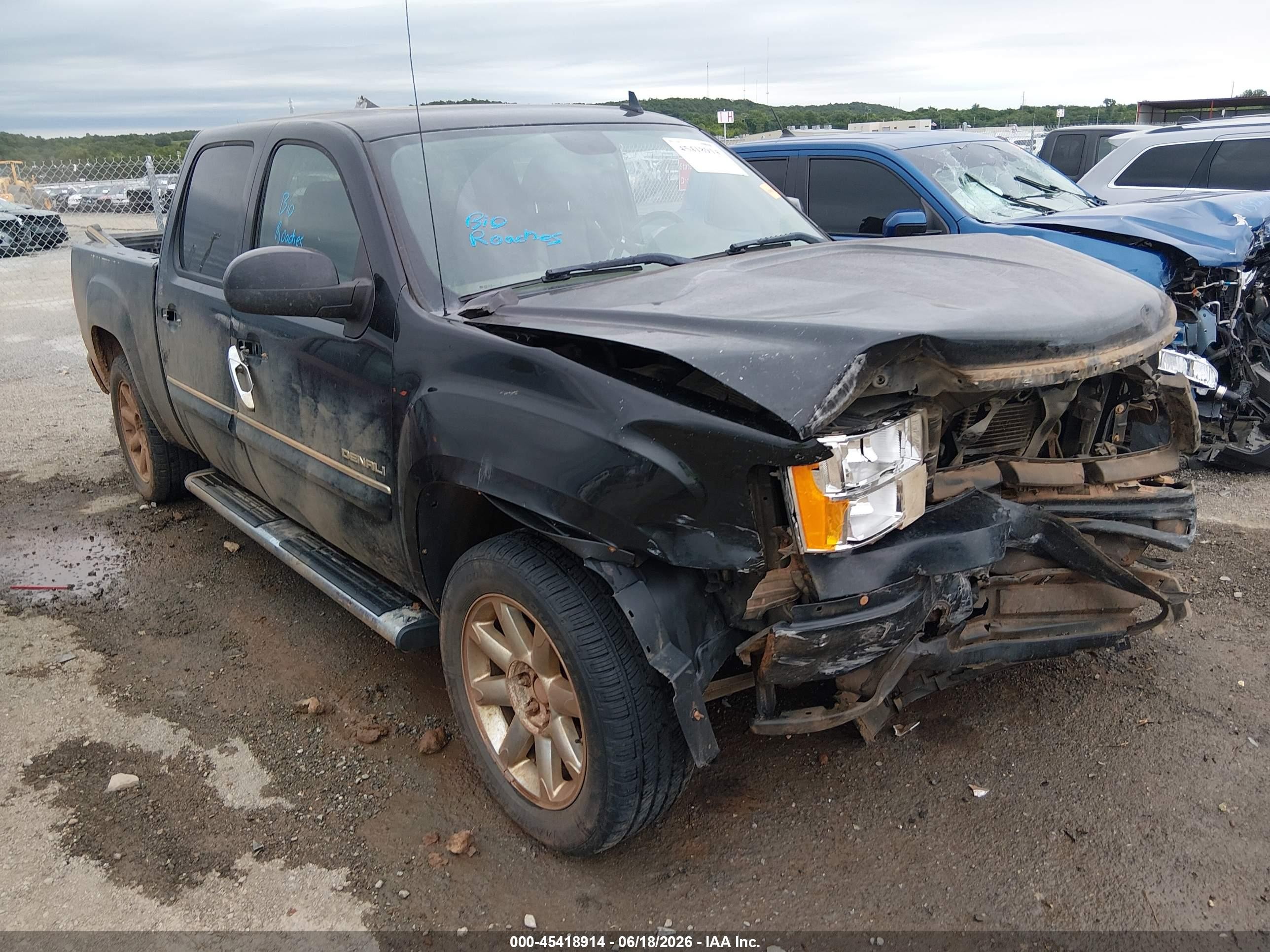 2011 GMC Sierra 1500 Denali, VIN 3GTP2XE28BG119697 — Biohazard / chemical