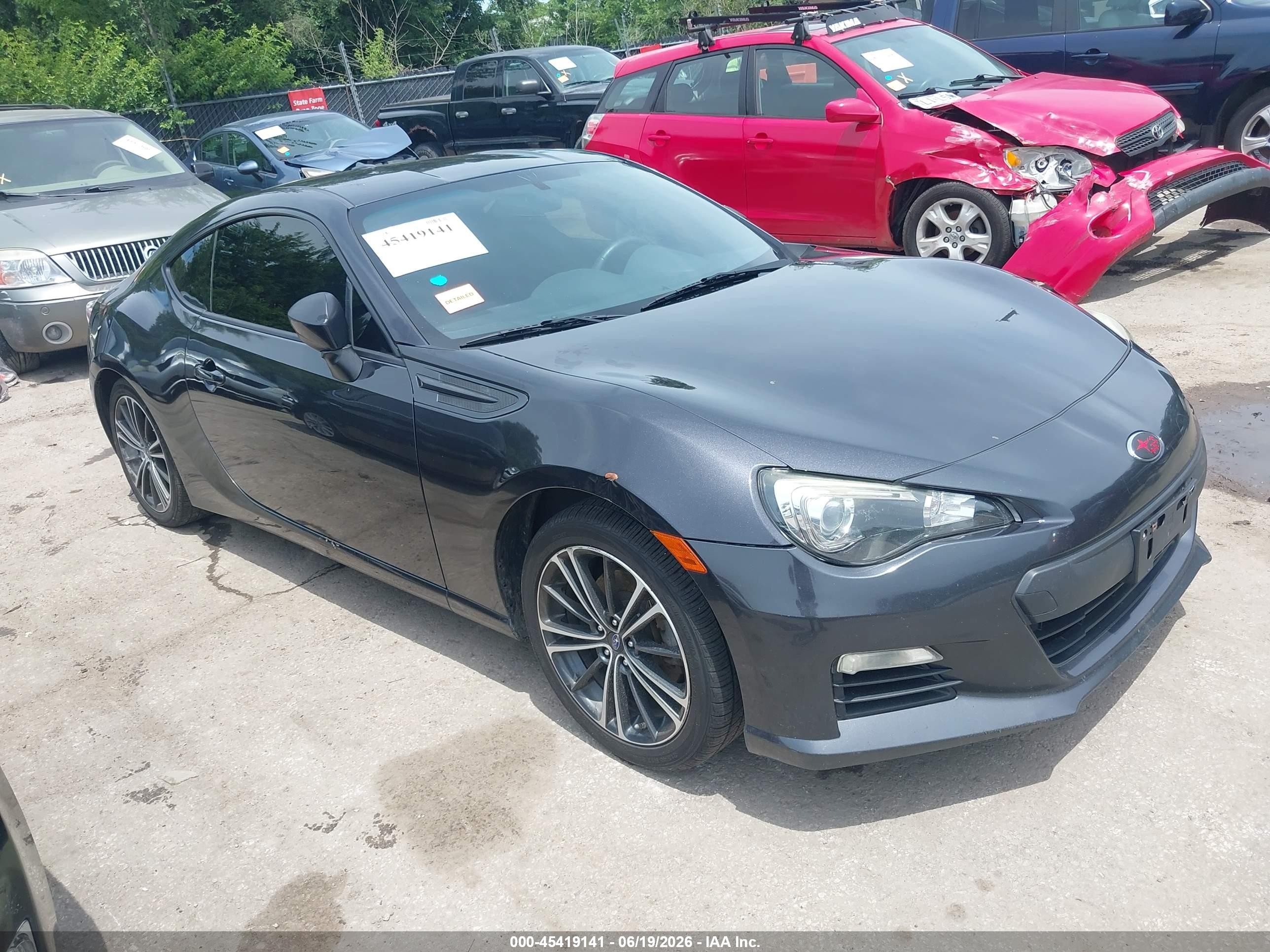 2014 Subaru BRZ Premium, VIN JF1ZCAB1XE9605291 — Theft recovery