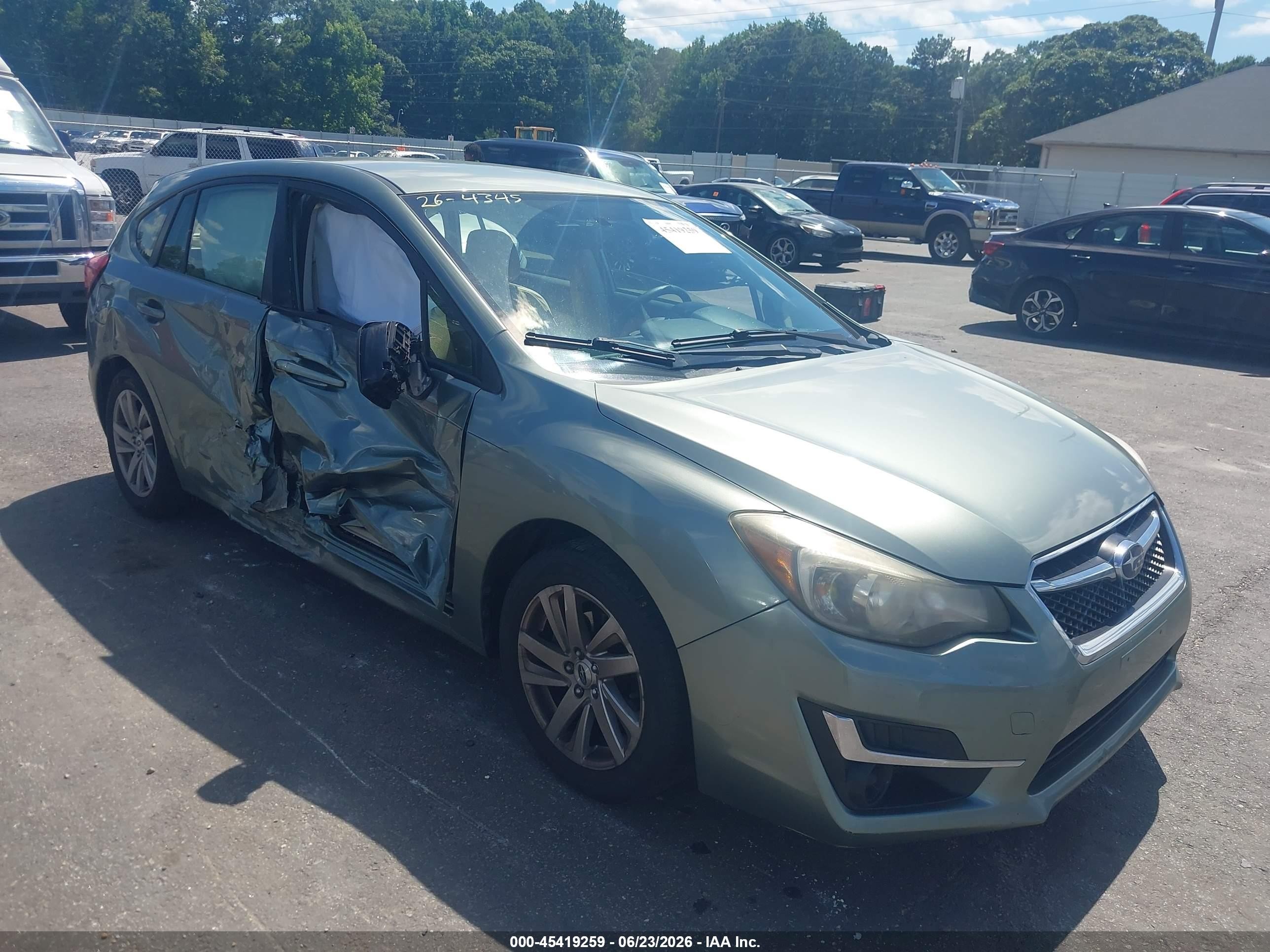 2015 Subaru Impreza Premium, VIN JF1GPAC65FH242587 — Side