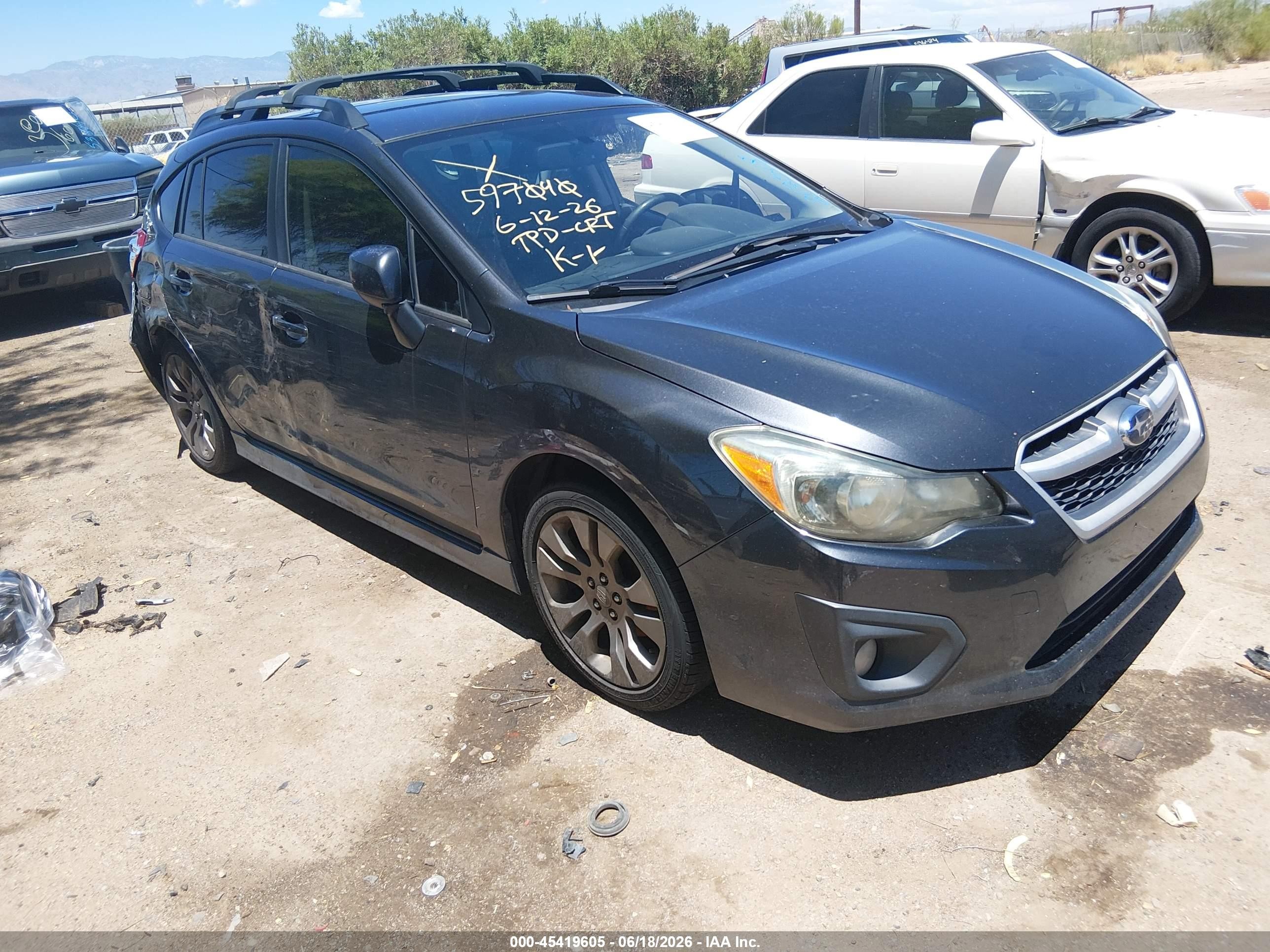 2014 Subaru Impreza Special Sports Premium, VIN JF1GPAL66E8217518 — Side