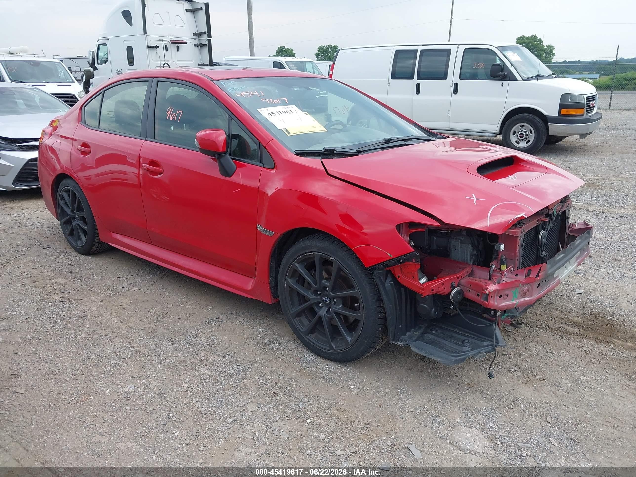 2021 Subaru WRX Limited, VIN JF1VA1J66M9823373 — Front end