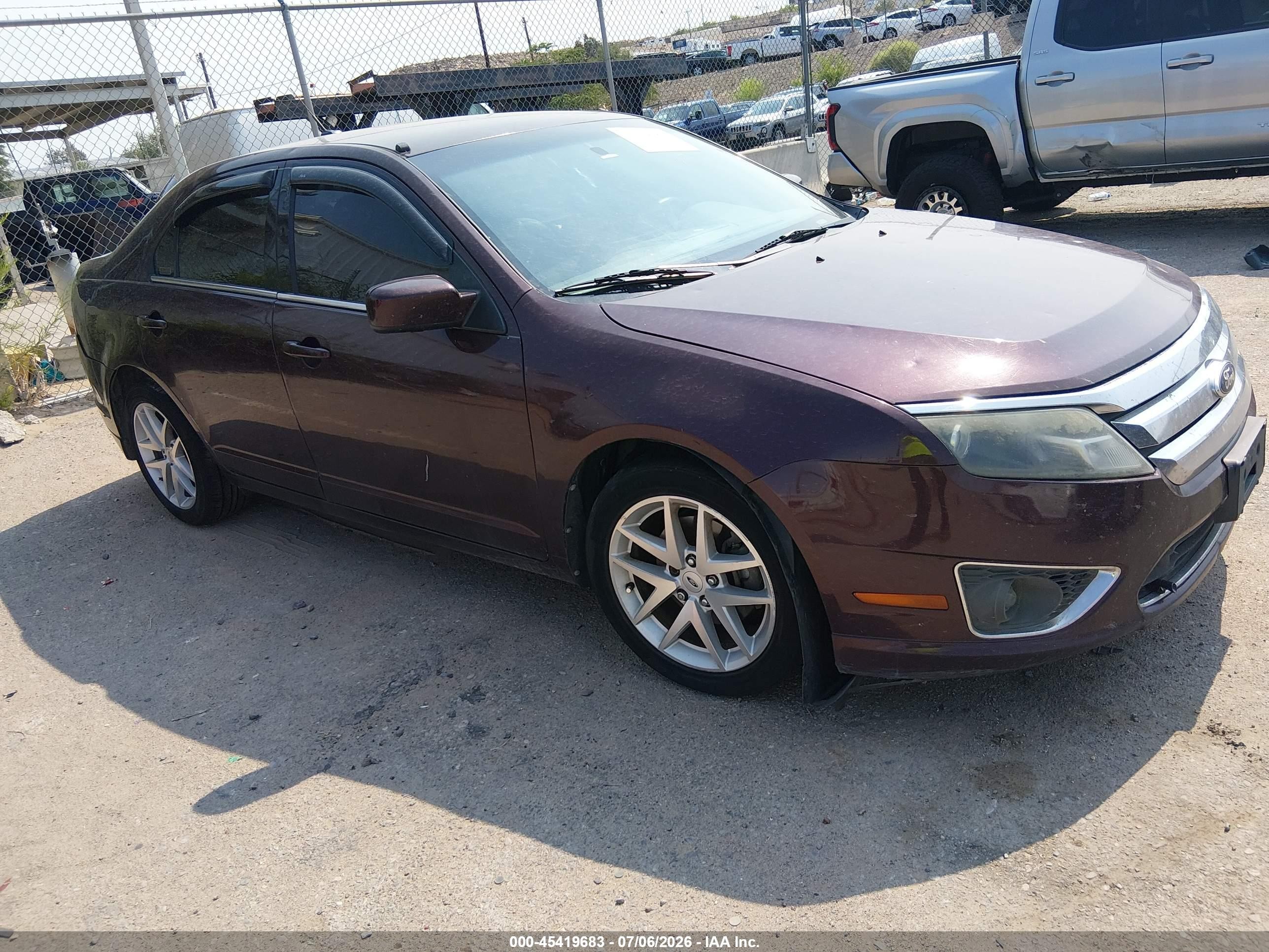 2012 Ford Fusion SEL, VIN 3FAHP0JG7CR303538 — Normal wear