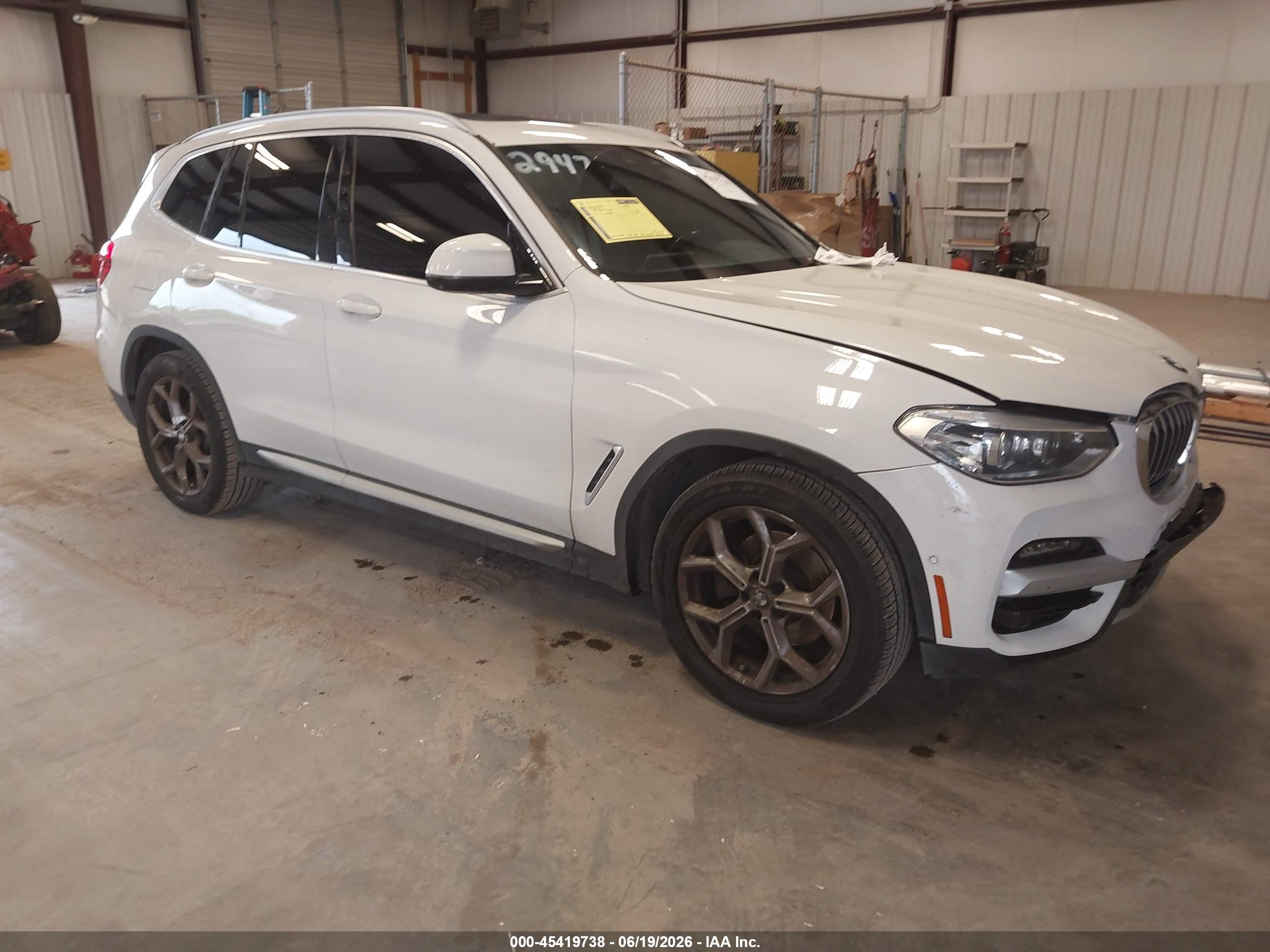 2021 BMW X3 sDrive30i, VIN 5UXTY3C04M9F50291 — All over