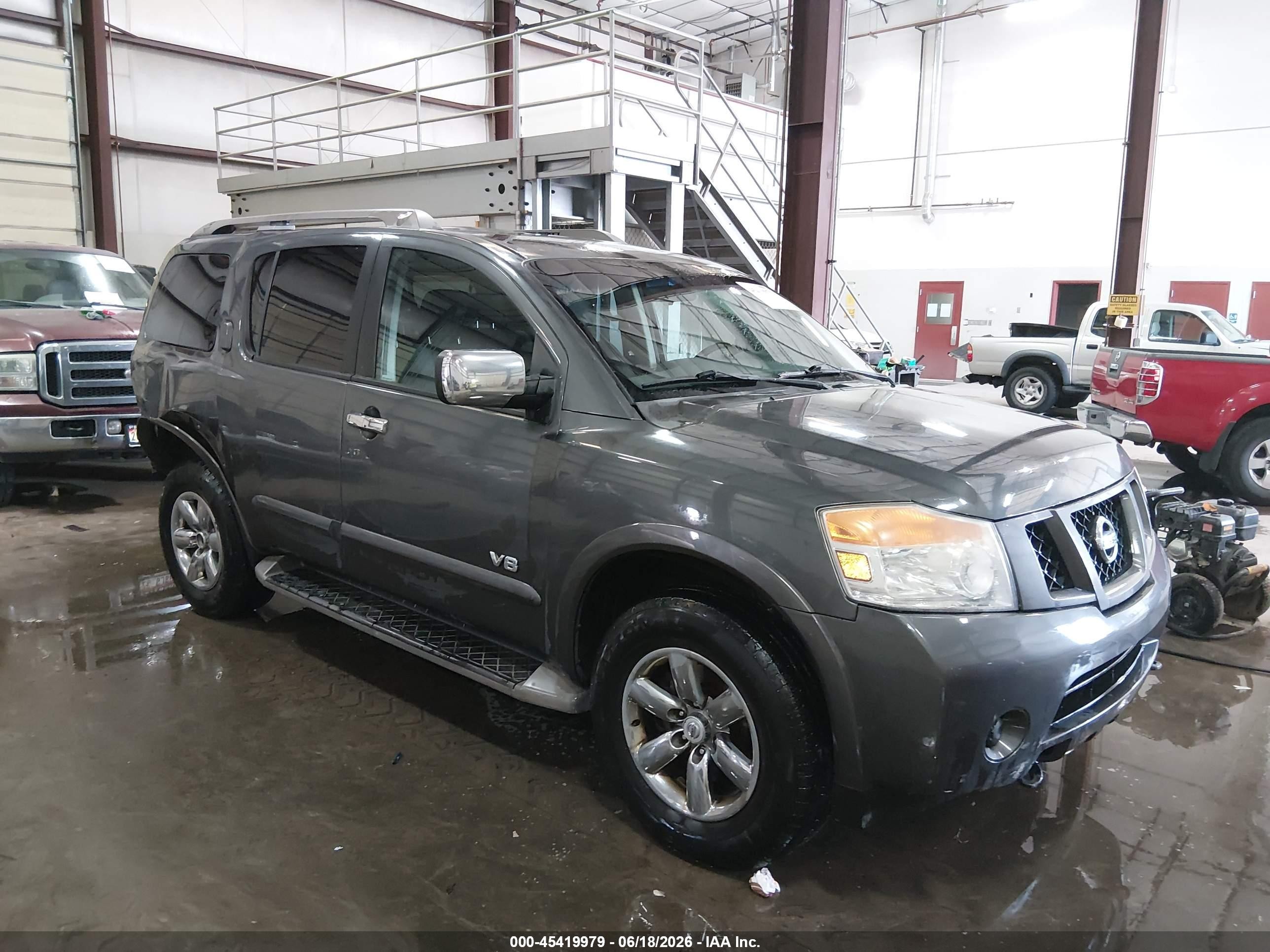 2009 Nissan Armada LE, VIN 5N1AA08CX9N600438 — Rear end