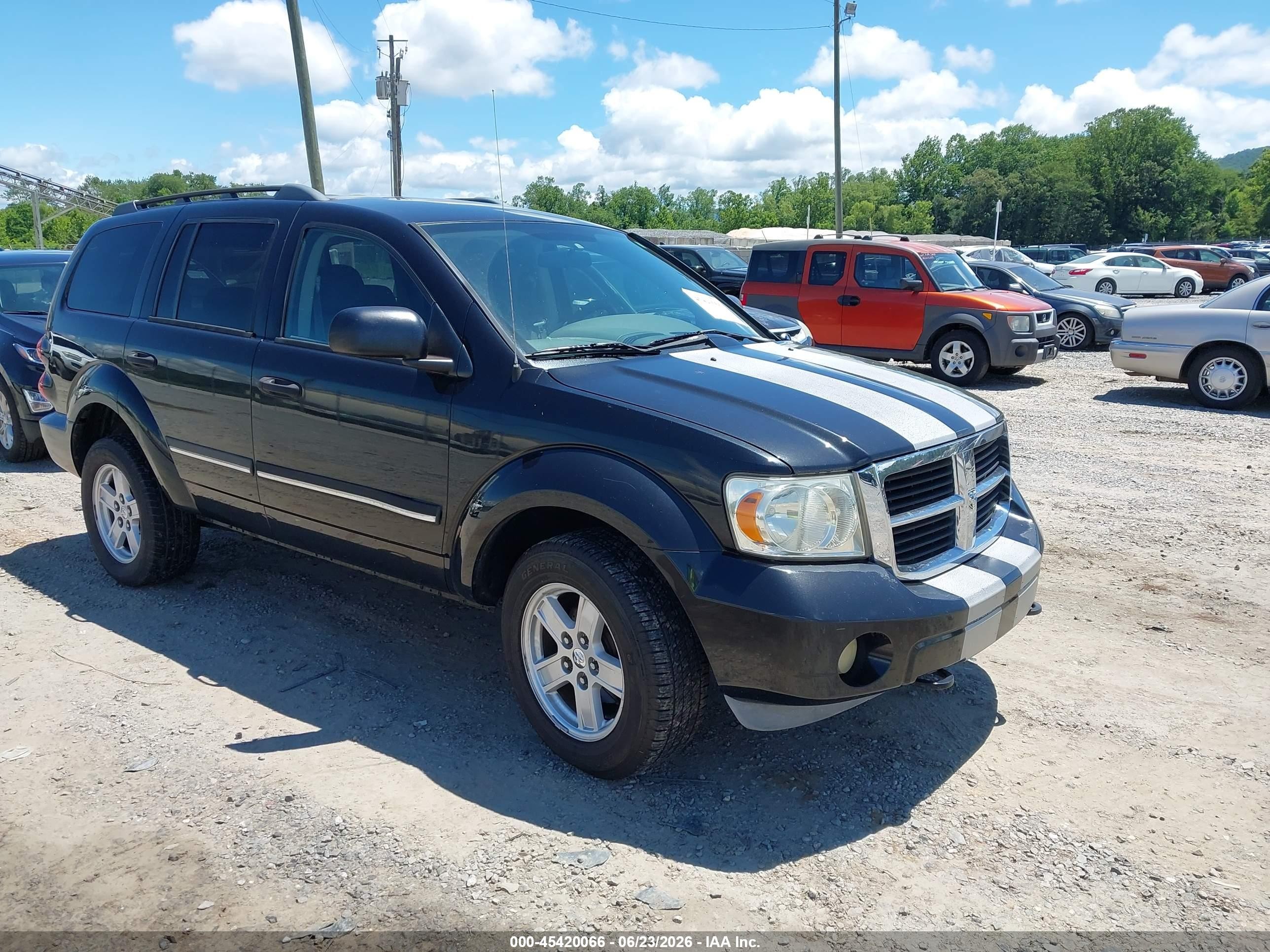 2007 Dodge Durango SLT, VIN 1D8HB48237F551963 — Front end