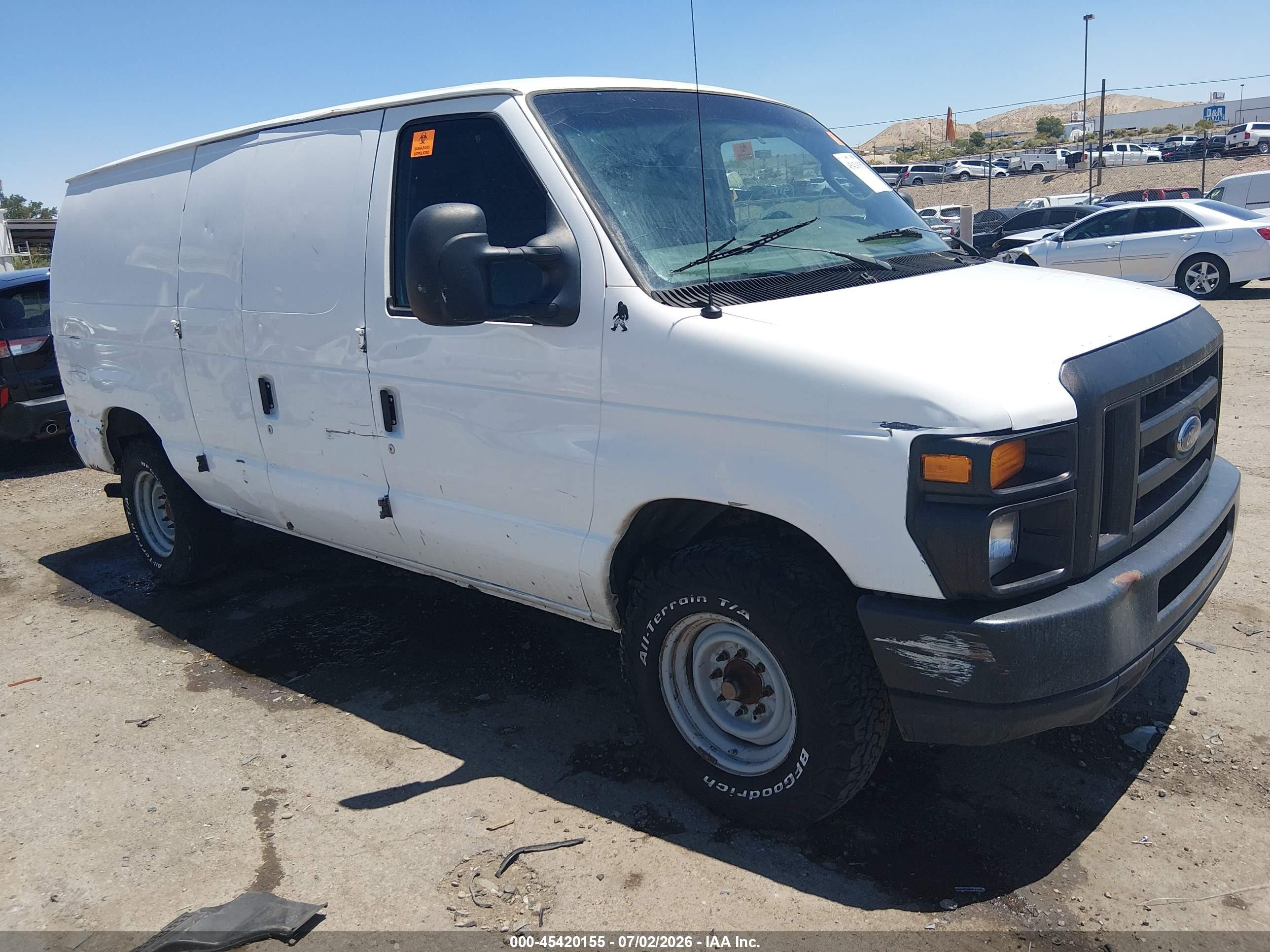 2009 Ford Econoline Cargo, VIN 1FTNE24L59DA00816 — Biohazard / chemical