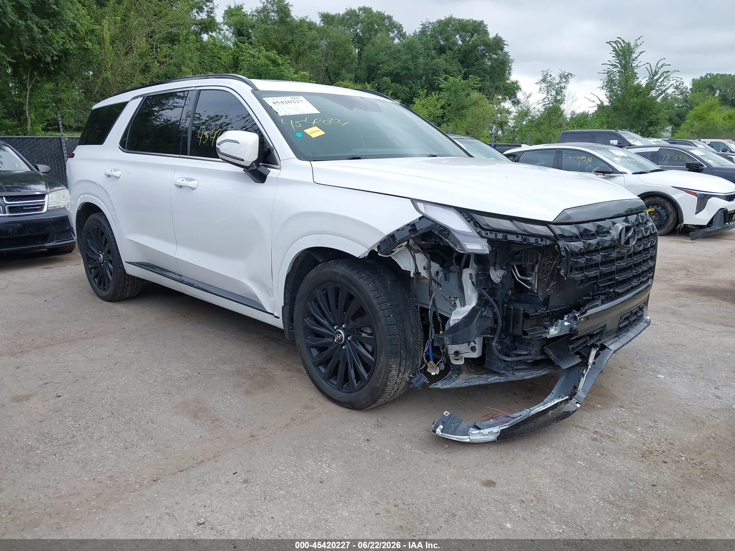 2024 Hyundai Palisade Calligraphy, VIN KM8R7DGE6RU761824 — Front end