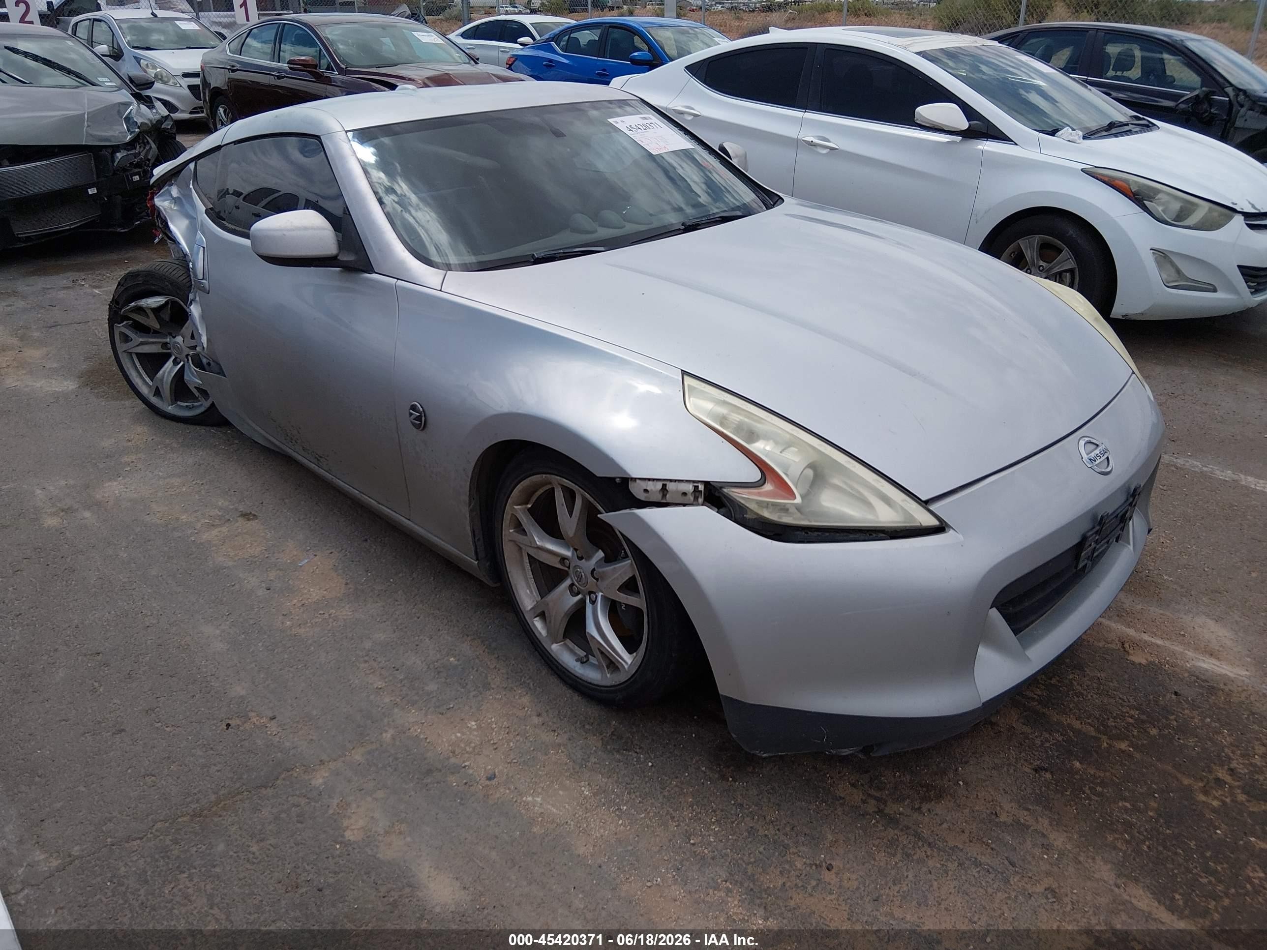 2012 Nissan 370Z, VIN JN1AZ4EH2CM563955 — Rear end