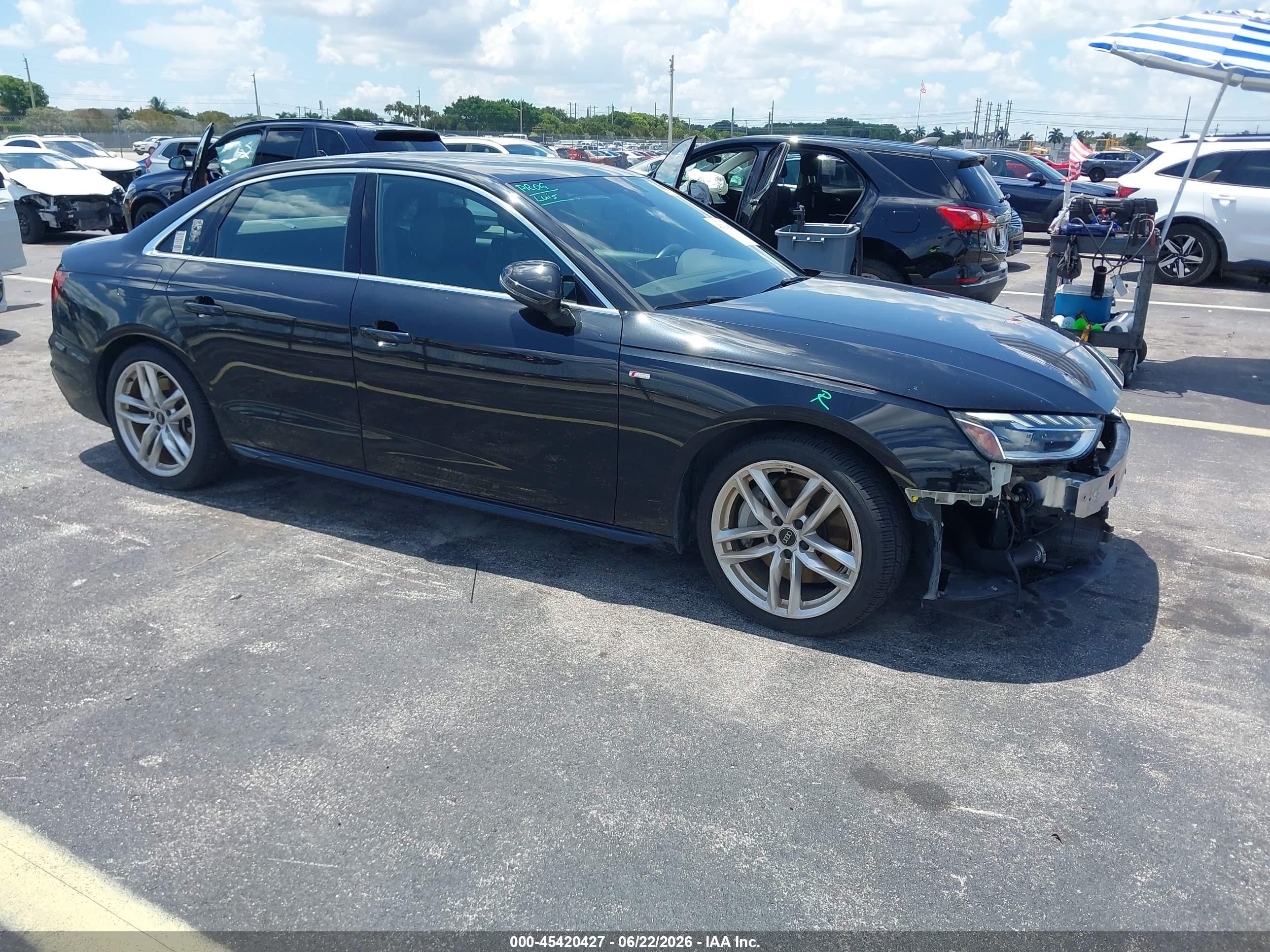 2023 Audi A4 S line Premium, VIN WAUDAAF4XPN021169 — Side