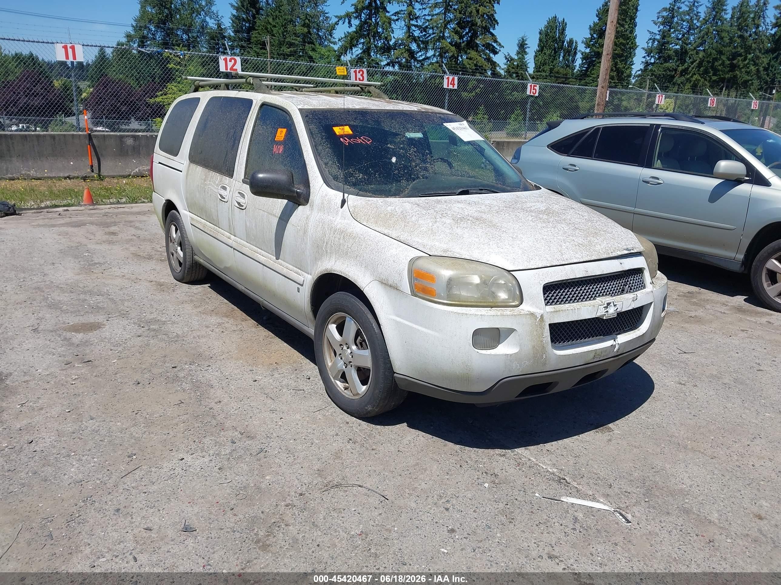2007 Chevrolet Uplander 2LT, VIN 1GNDV33197D216836 — Normal wear