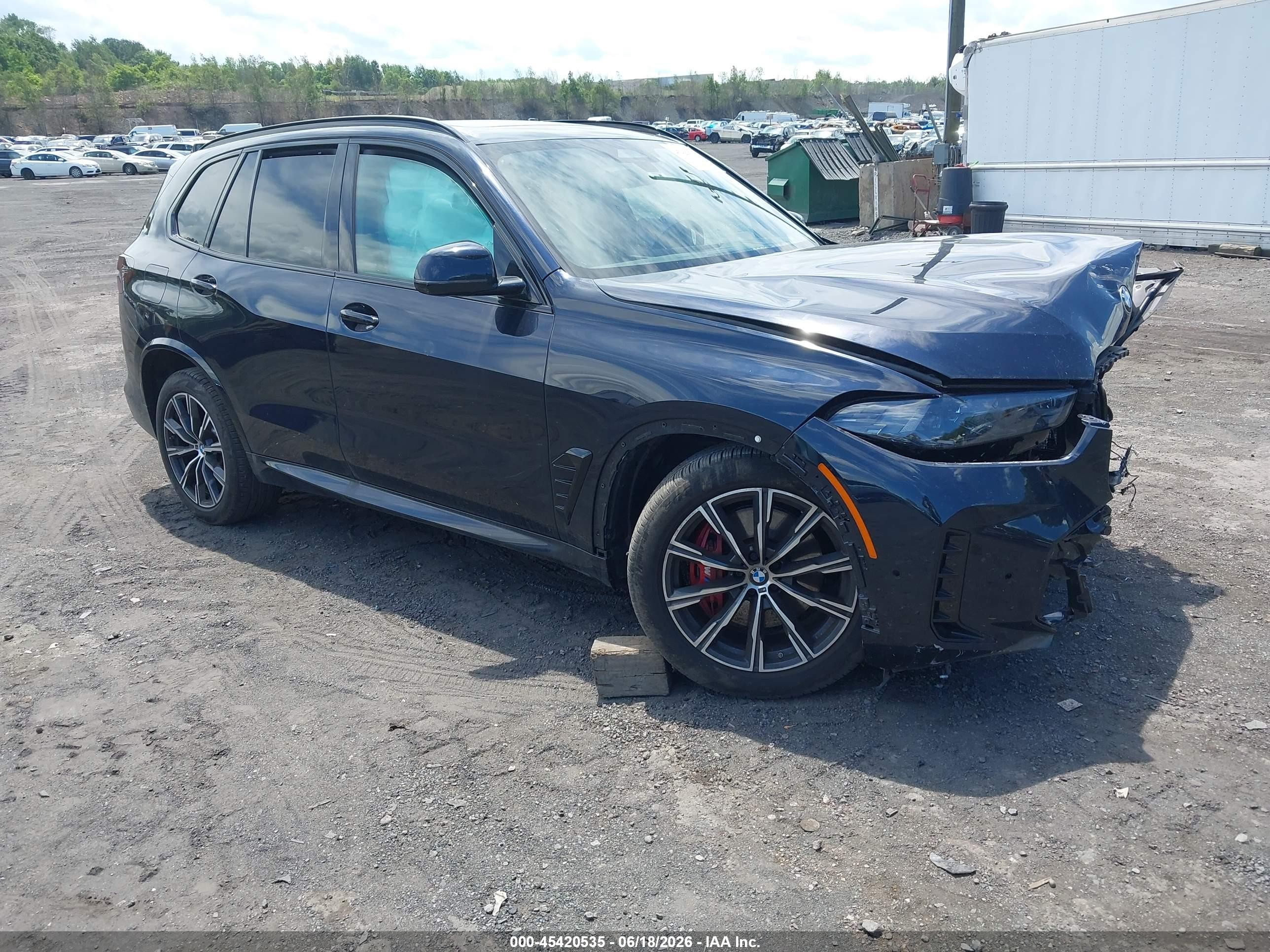 2026 BMW X5 xDrive40i, VIN 5UX23EU05T9180582 — Перед