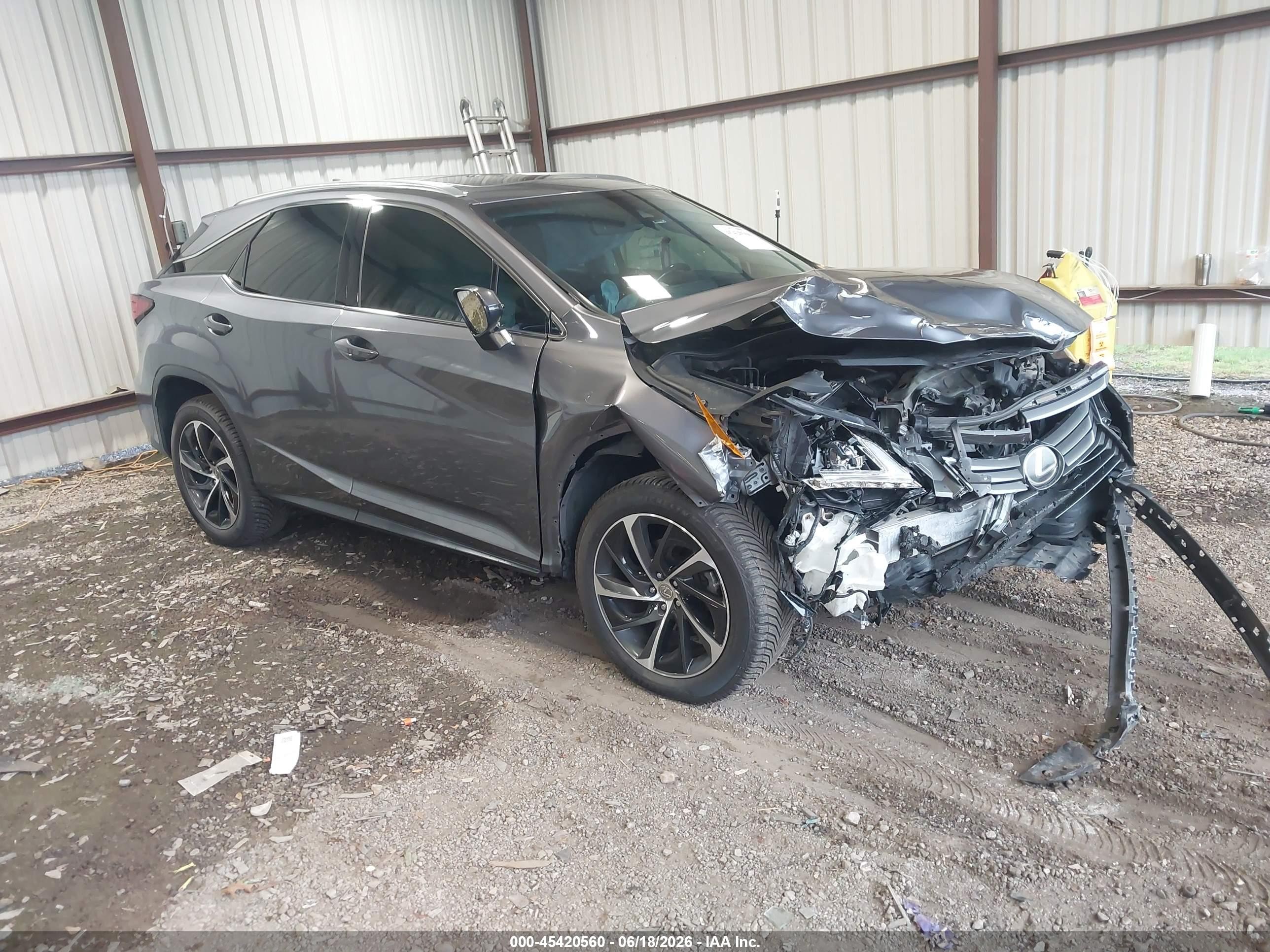 2016 Lexus RX 350, VIN 2T2ZZMCA1GC001002 — Front end