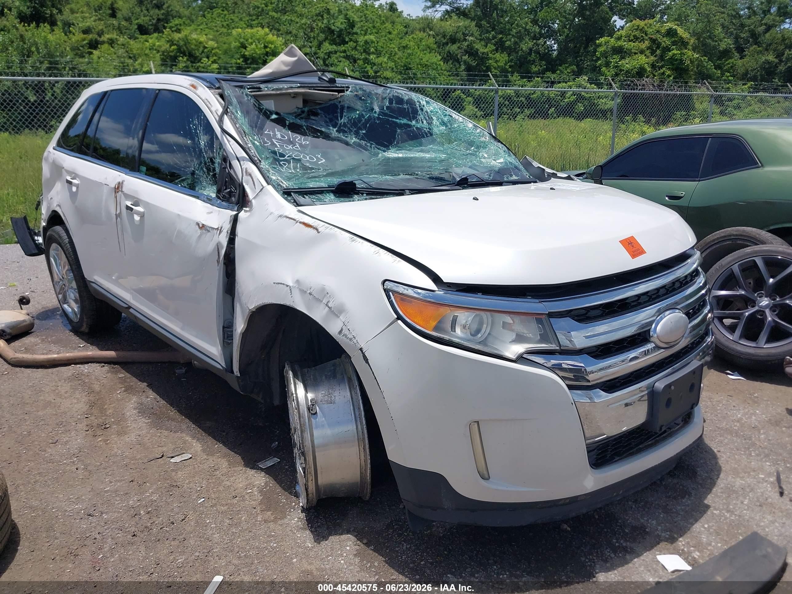 2013 Ford Edge Limited, VIN 2FMDK3KC6DBB20003 — Опрокидывание