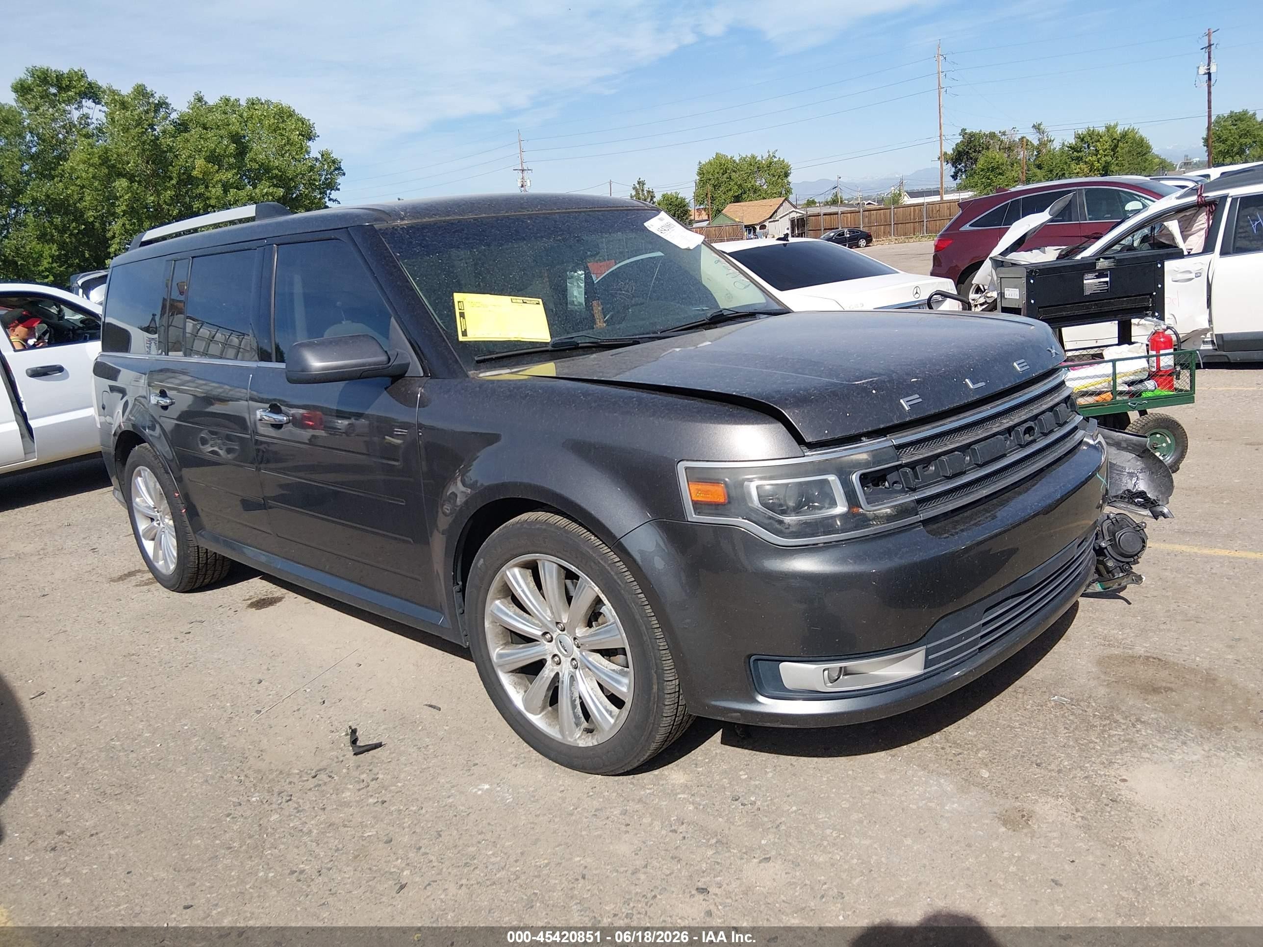 2015 Ford Flex Limited, VIN 2FMHK6DT7FBA08989 — Перед