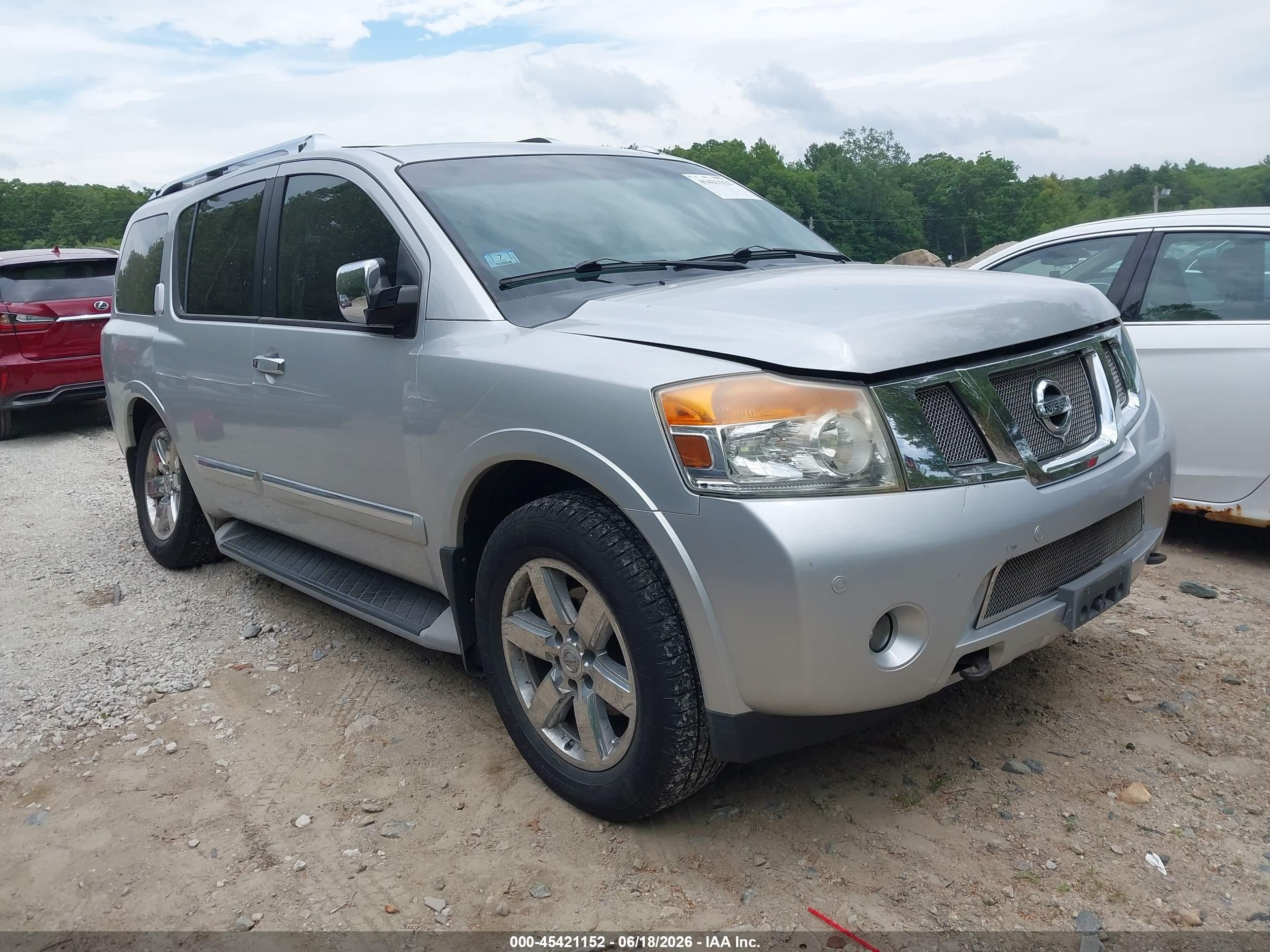 2011 Nissan Armada Platinum, VIN 5N1AA0NC3BN619505 — Side