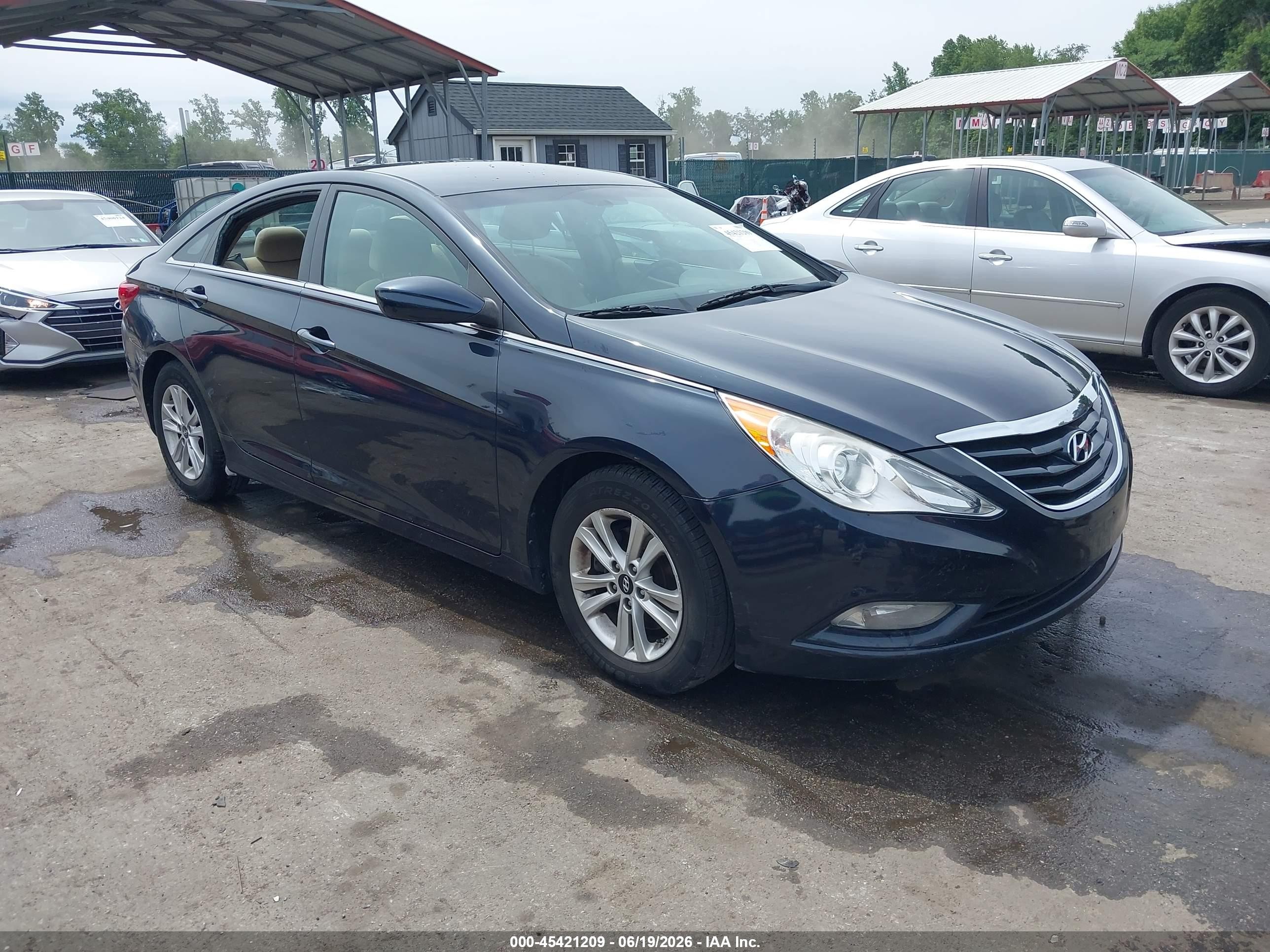 2013 Hyundai Sonata GLS, VIN 5NPEB4AC3DH725634 — Theft recovery