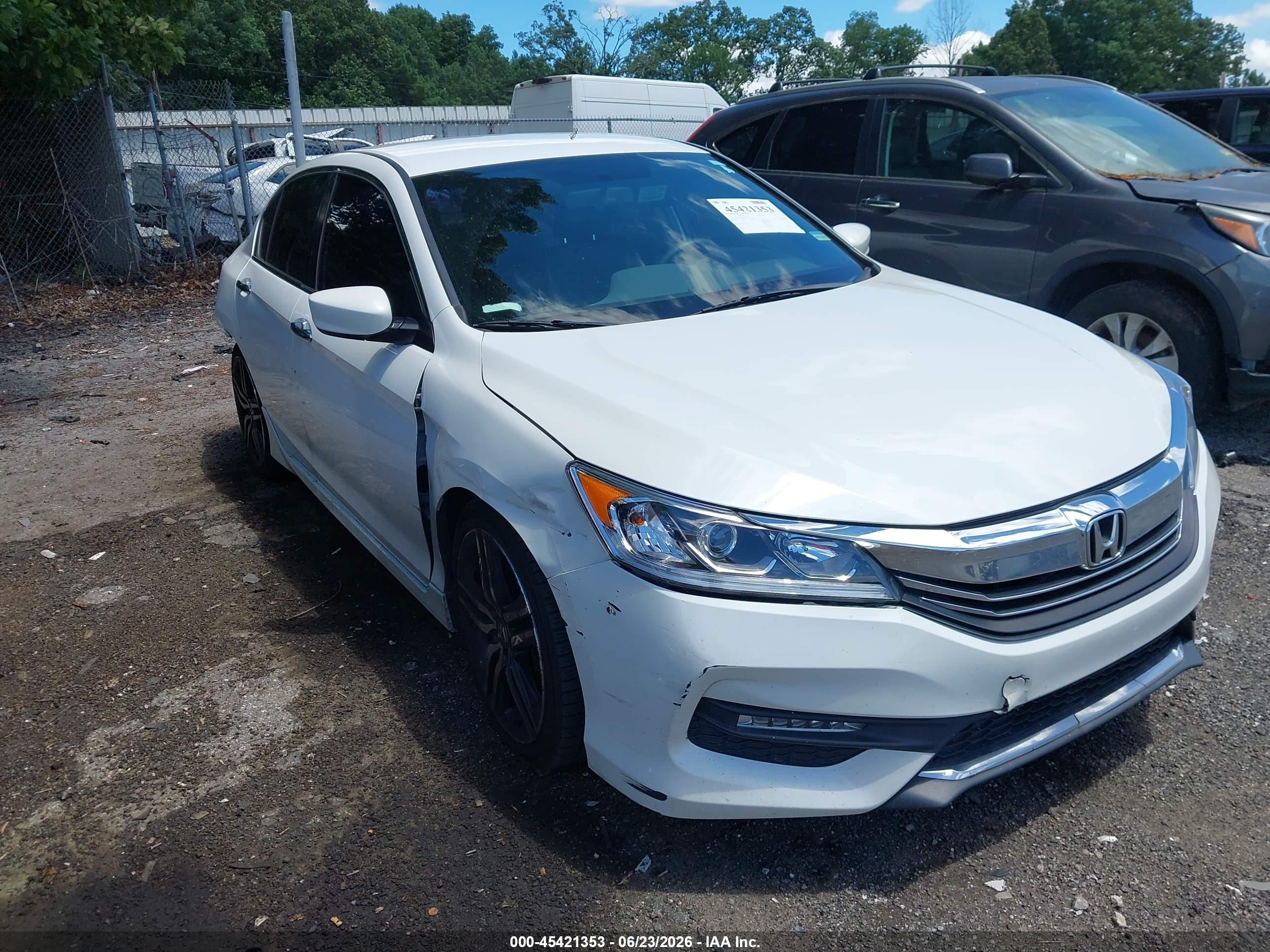 2017 Honda Accord Sport, VIN 1HGCR2F55HA227953 — Side