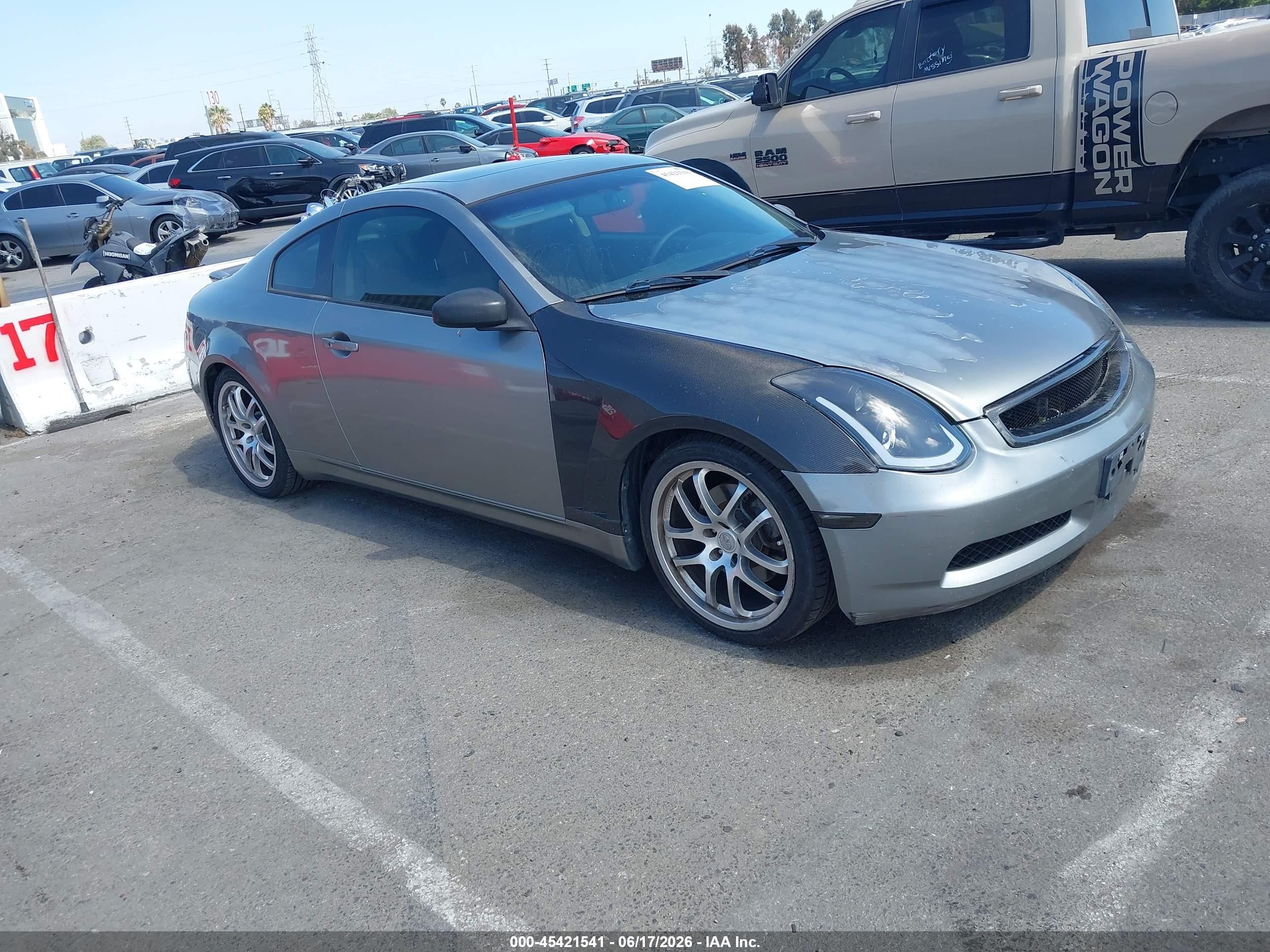 2006 Infiniti G35, VIN JNKCV54E36M714979 — Normal wear