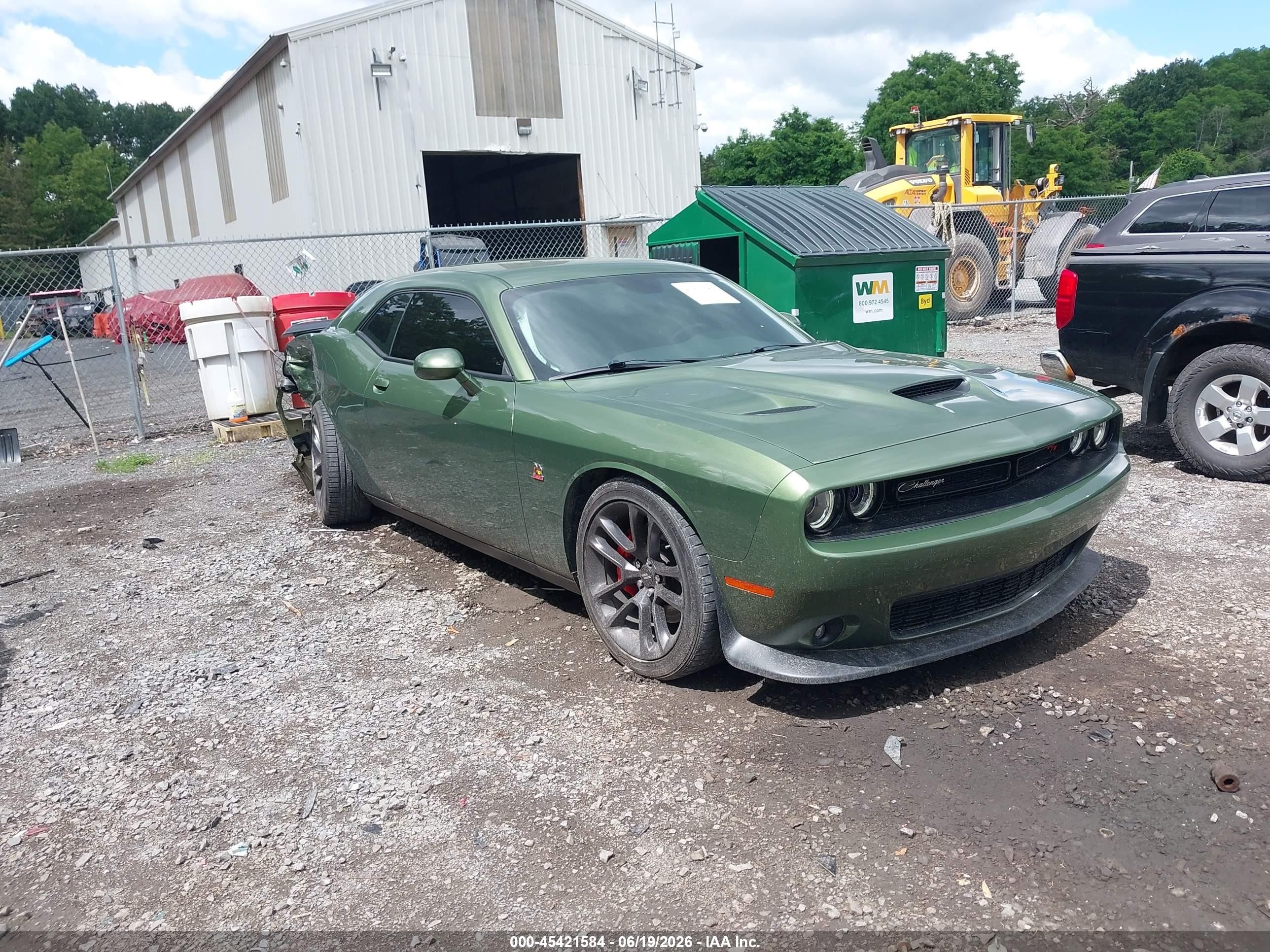 2021 Dodge Challenger R/T Scat Pack, VIN 2C3CDZFJ2MH641887 — Rear end