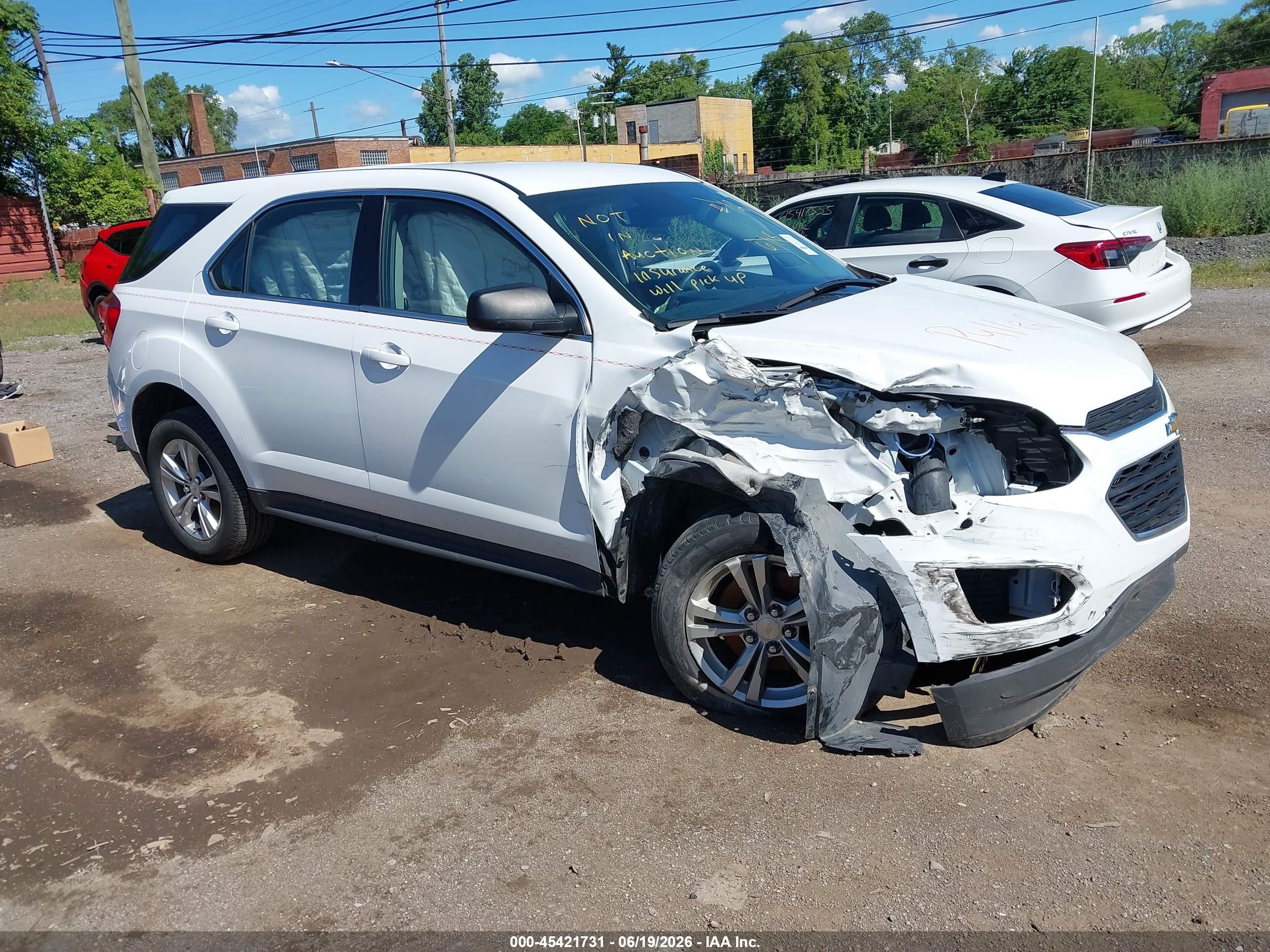 2017 Chevrolet Equinox LS, VIN 2GNALBEK2H1560384 — All over