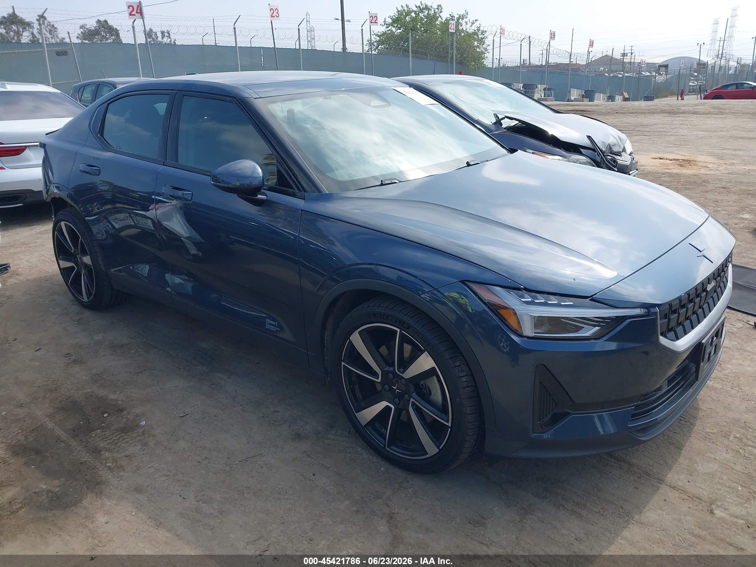 2022 Polestar 2, VIN LPSED3KA6NL080176 — Rear end