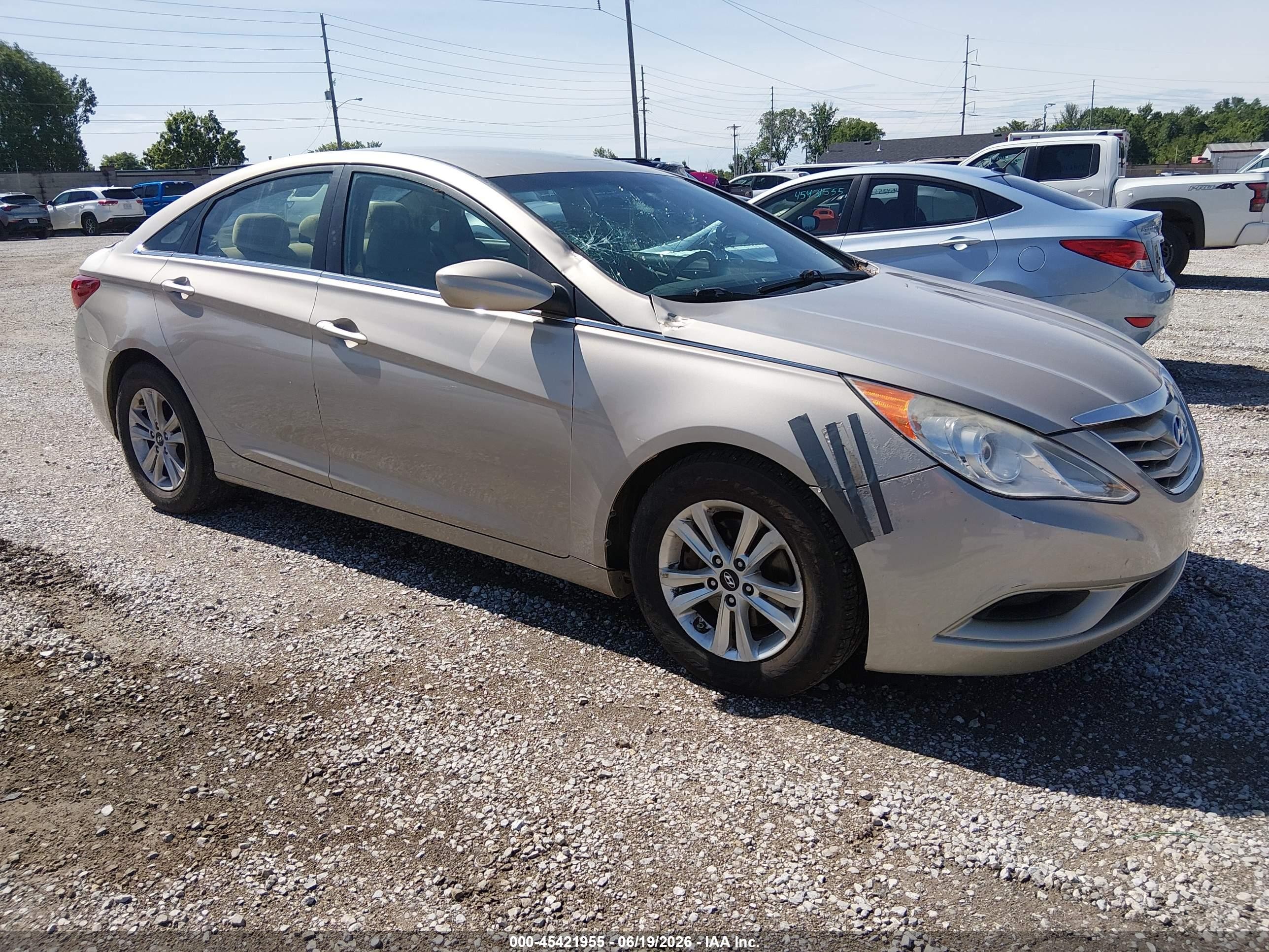2011 Hyundai Sonata GLS, VIN 5NPEB4AC2BH049948 — Hail