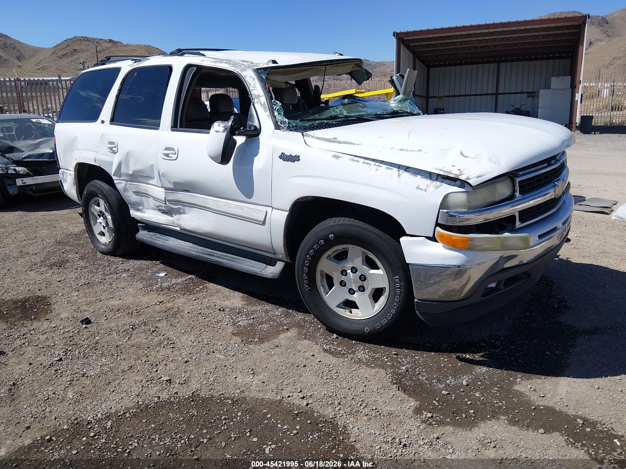 2005 Chevrolet Tahoe Z71, VIN 1GNEK13T45R209442 — Опрокидывание