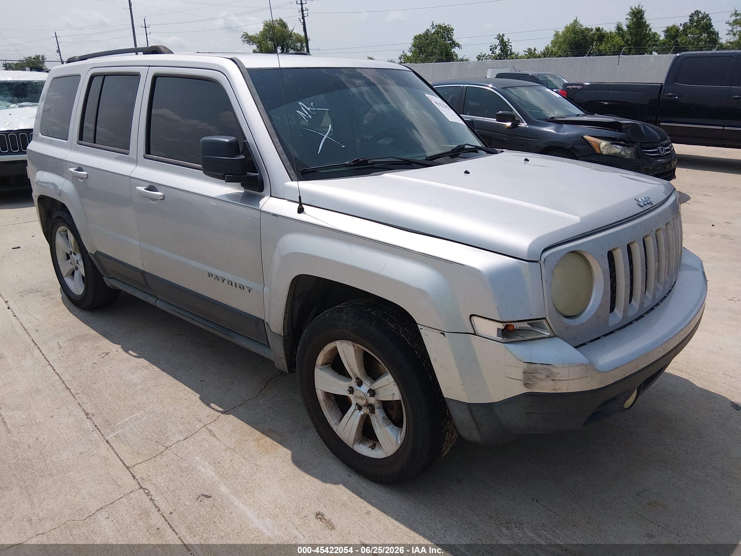 2011 Jeep Patriot Latitude, VIN 1J4NT1GB5BD213834 — Repossession