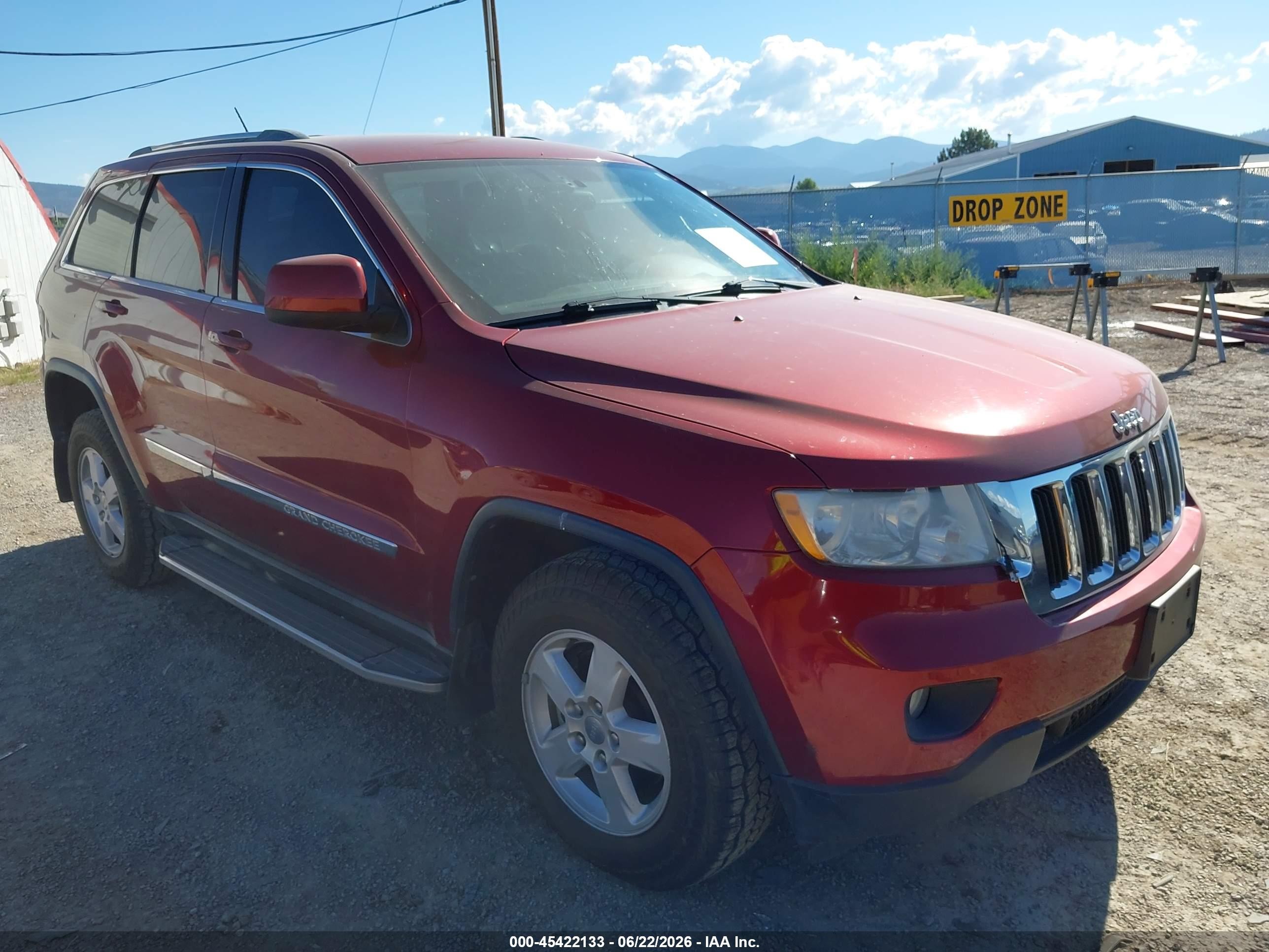 2012 Jeep Grand Cherokee Laredo, VIN 1C4RJFAG0CC185432 — Repossession