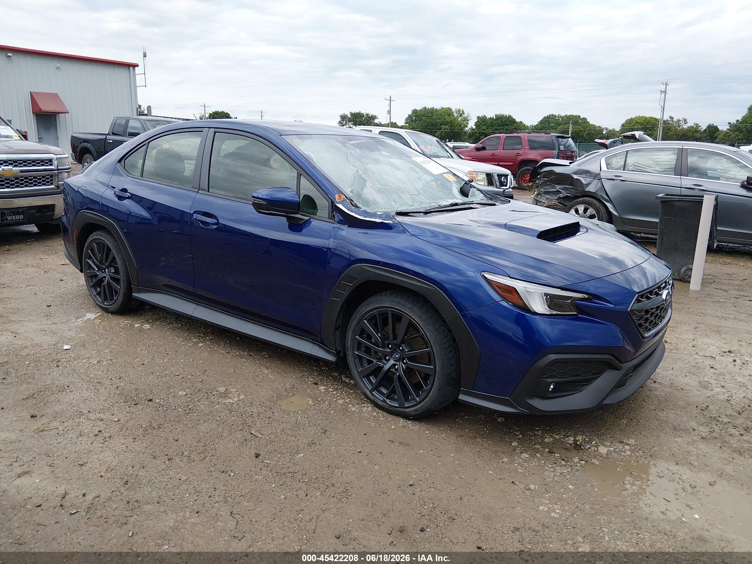 2022 Subaru WRX Limited, VIN JF1VBAN6XN8031631 — Front end