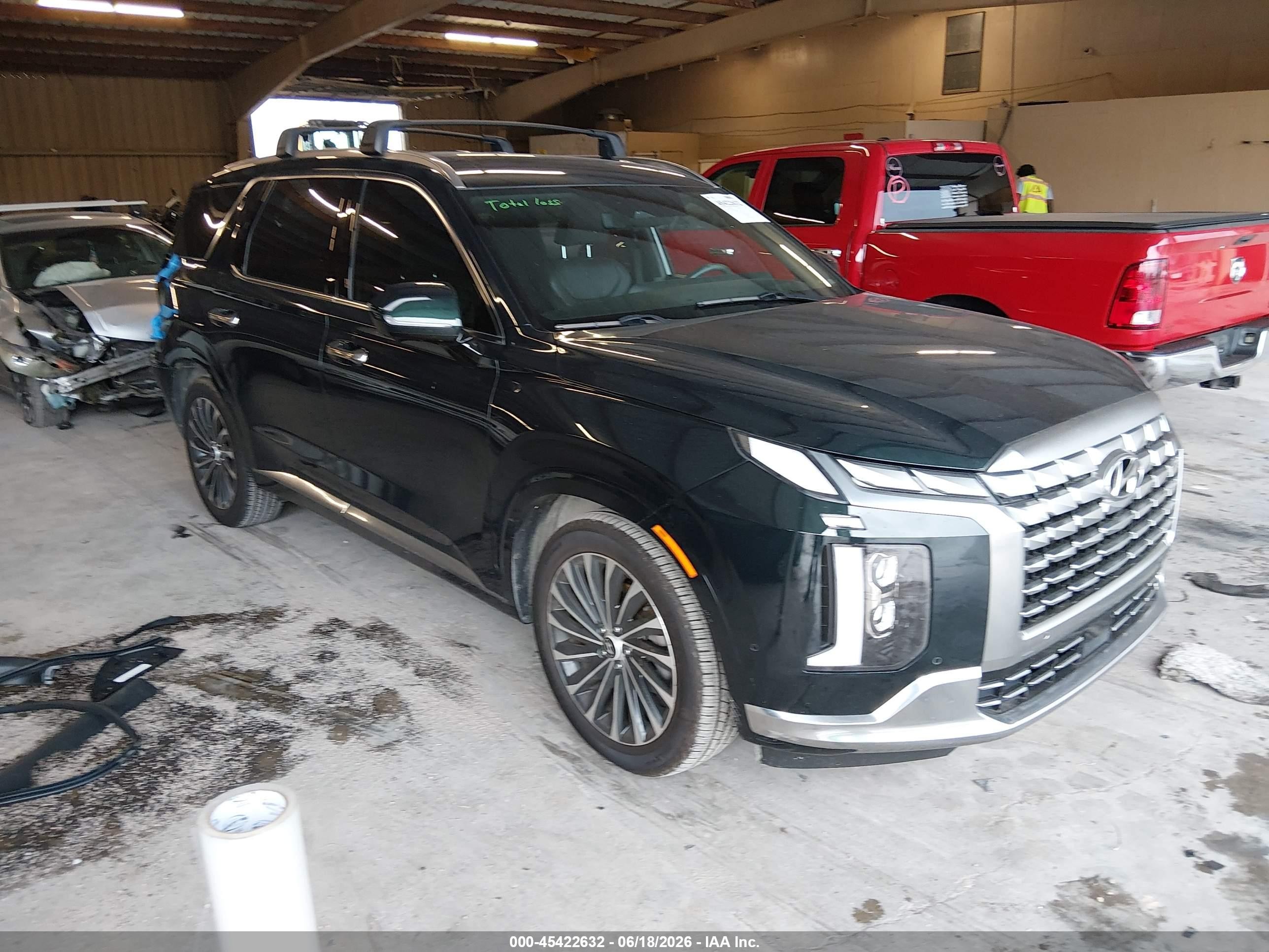 2023 Hyundai Palisade Calligraphy, VIN KM8R7DGE5PU521578 — Зад