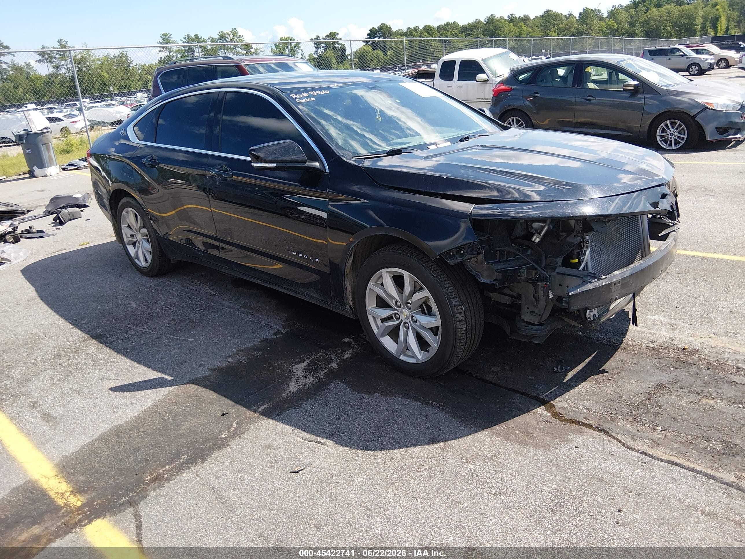 2018 Chevrolet Impala LT, VIN 2G1105SA8J9164572 — Front end